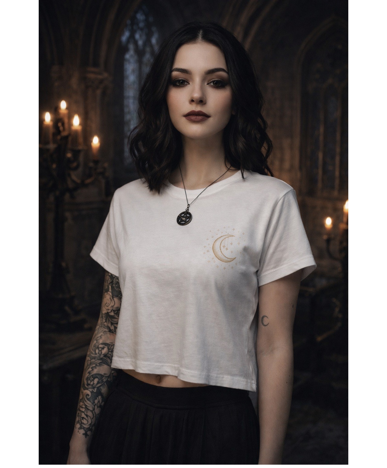 The Moon Maiden Crop Top product thumbnail image The Moon Maiden Crop Top product thumbnail image