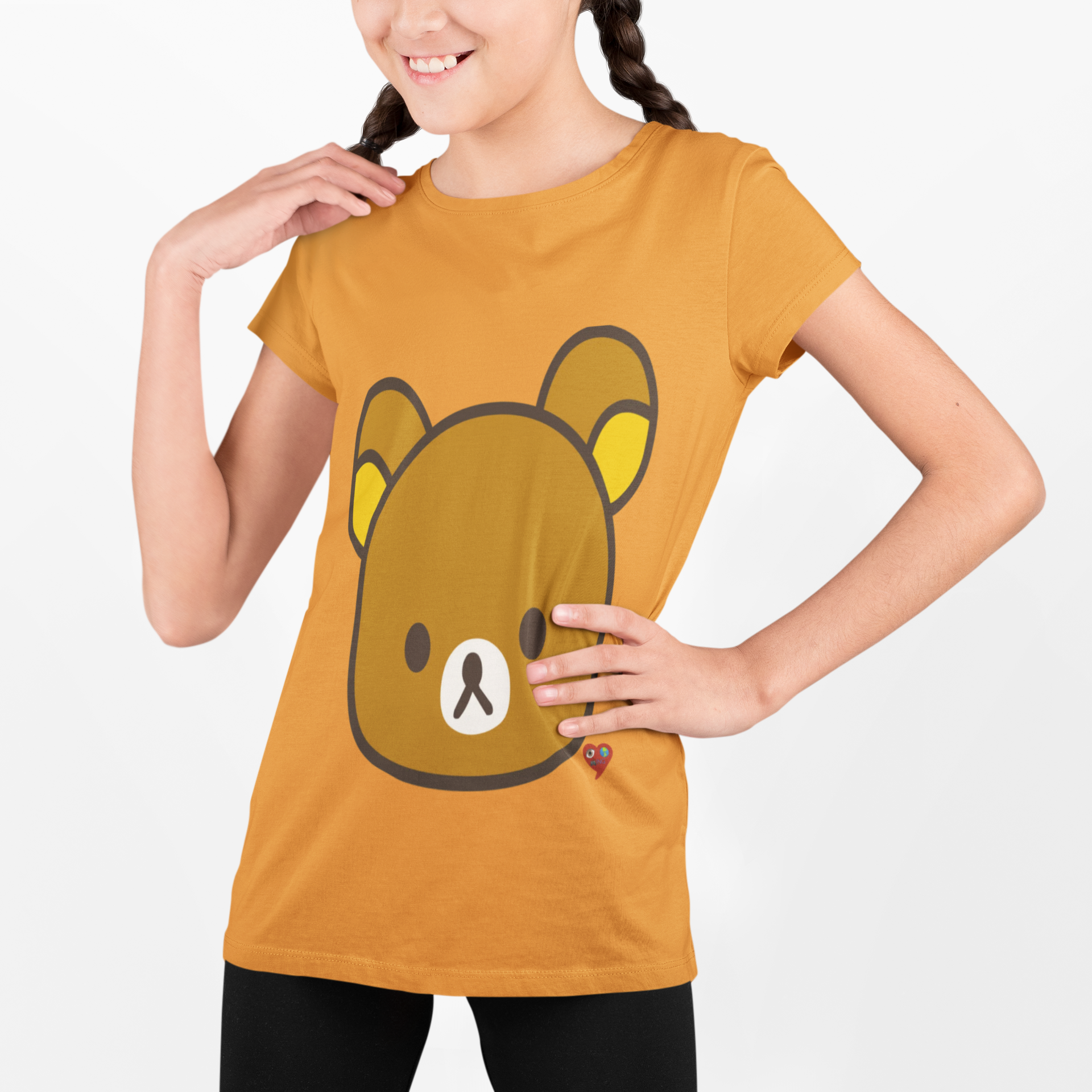 Kids Tee — Cute Bear Face Graphic Shirt product thumbnail image Kids Tee — Cute Bear Face Graphic Shirt product thumbnail image