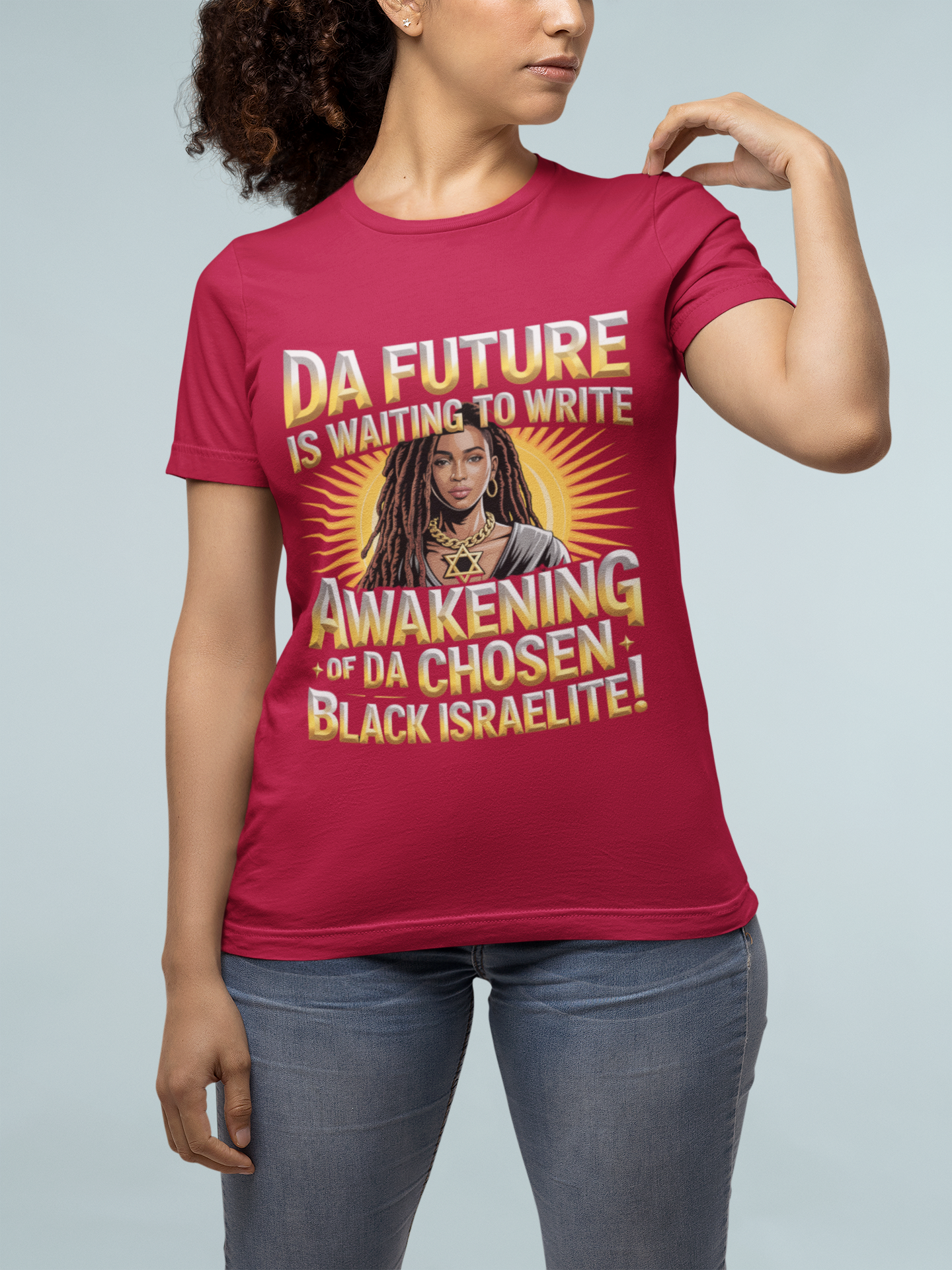 b.(female) Awakening of Da Black Israelite T-Shirt