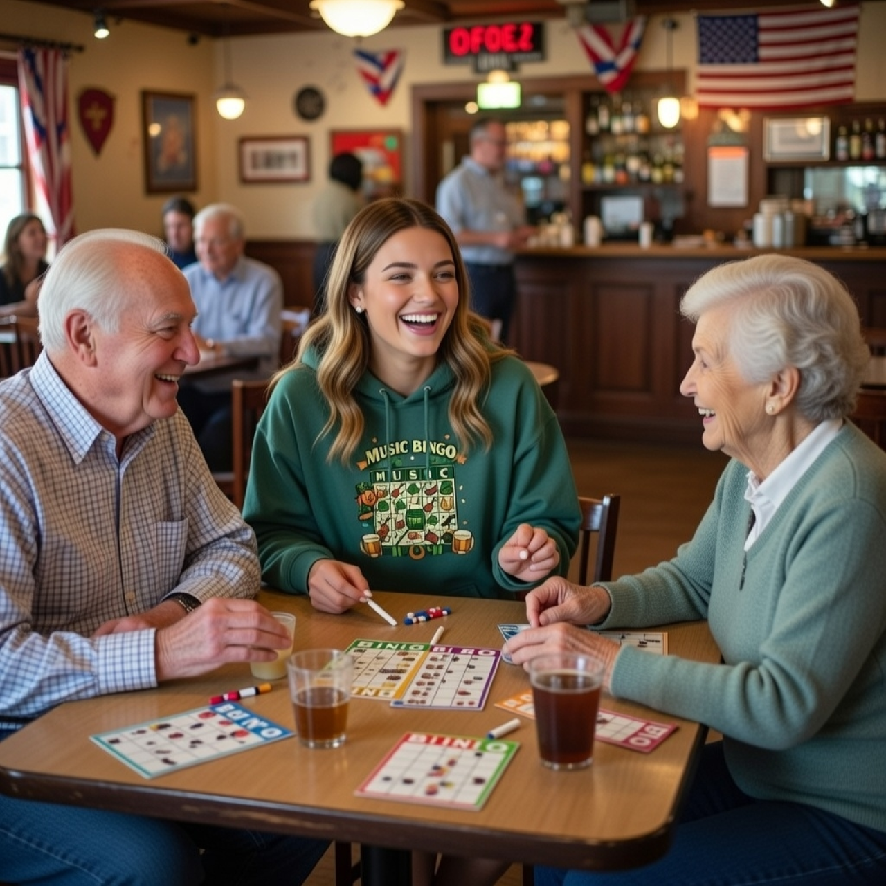 St. Patrick’s Day Music Bingo Hoodie – Cozy Leprechaun Graphic Pullover product thumbnail image St. Patrick’s Day Music Bingo Hoodie – Cozy Leprechaun Graphic Pullover product thumbnail image