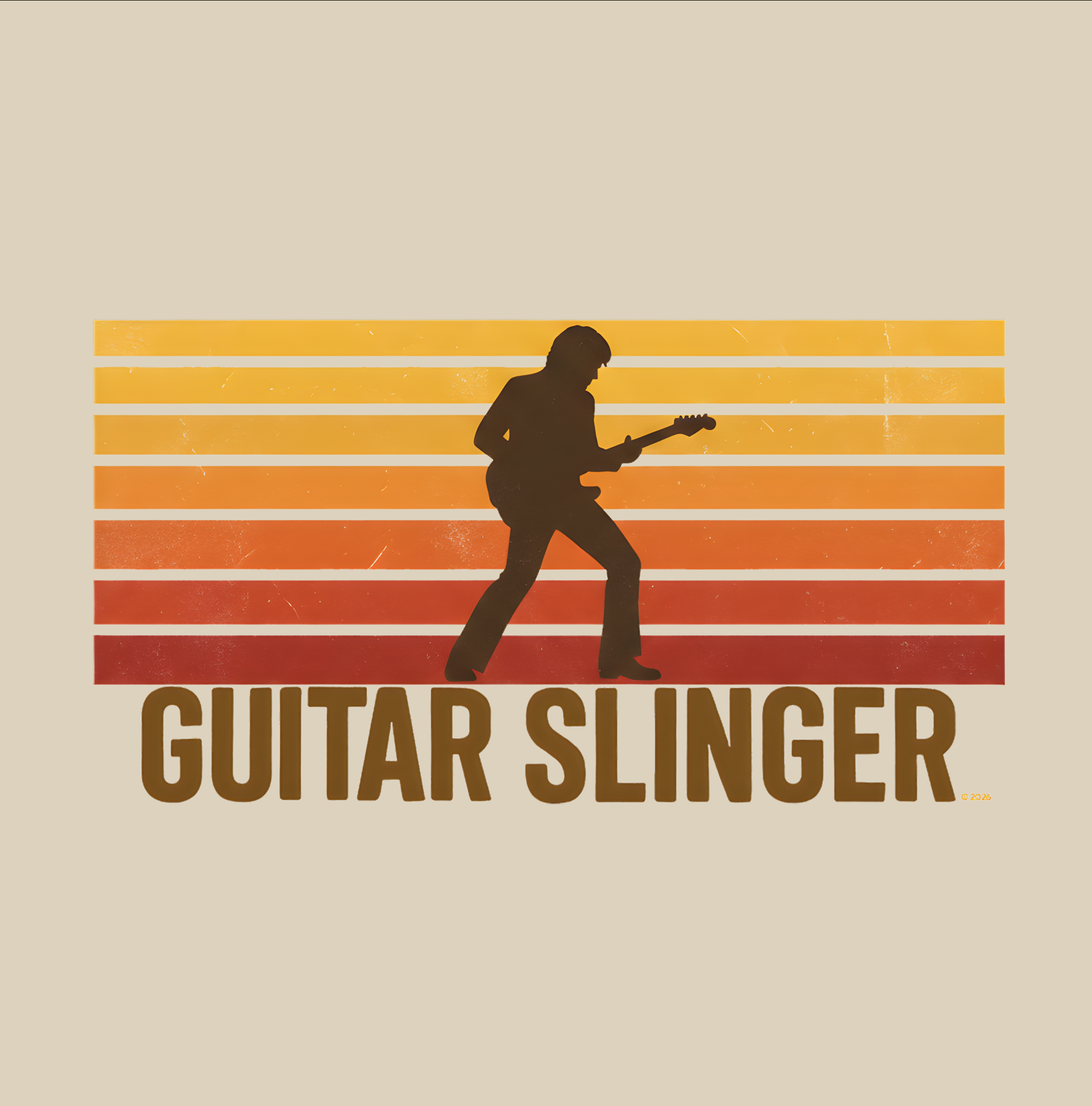 "Guitar Slinger" T-Shirt — Vintage Vibe Electric Guitar Tee for Musicians product thumbnail image "Guitar Slinger" T-Shirt — Vintage Vibe Electric Guitar Tee for Musicians product thumbnail image