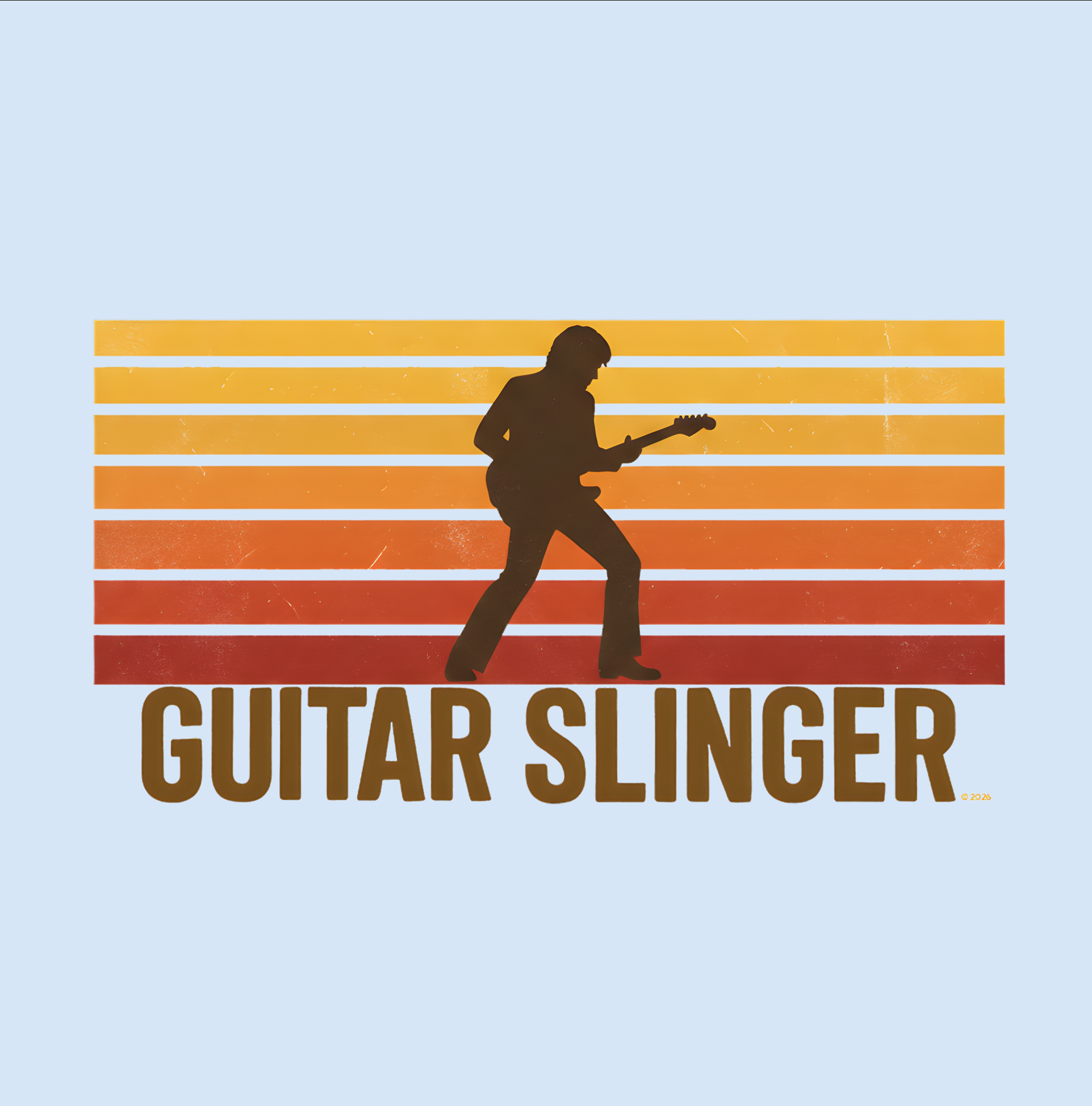 "Guitar Slinger" T-Shirt — Vintage Vibe Electric Guitar Tee for Musicians product thumbnail image "Guitar Slinger" T-Shirt — Vintage Vibe Electric Guitar Tee for Musicians product thumbnail image