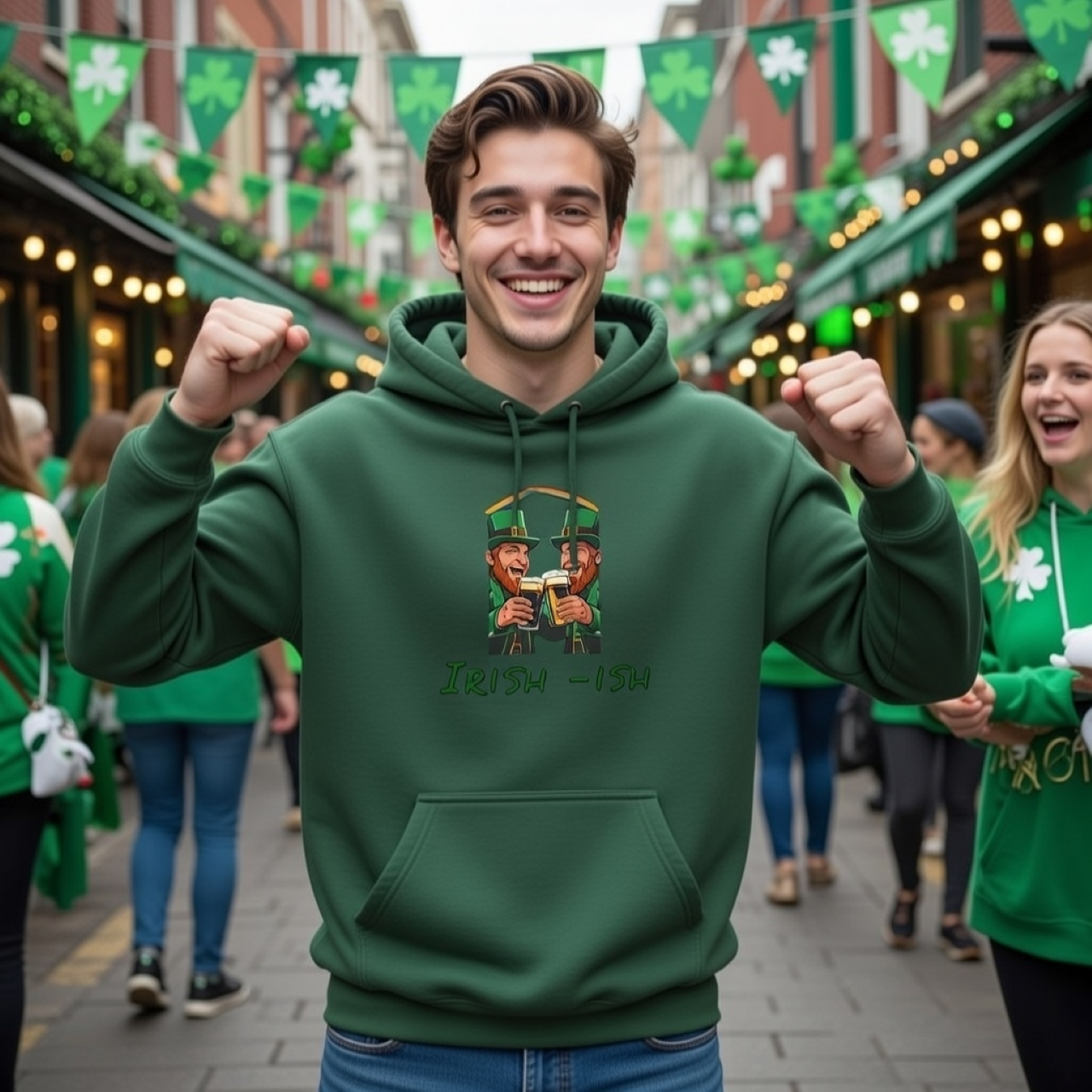 Irish-ish Hoodie – Relaxed Fit St. Patrick’s Day Pullover