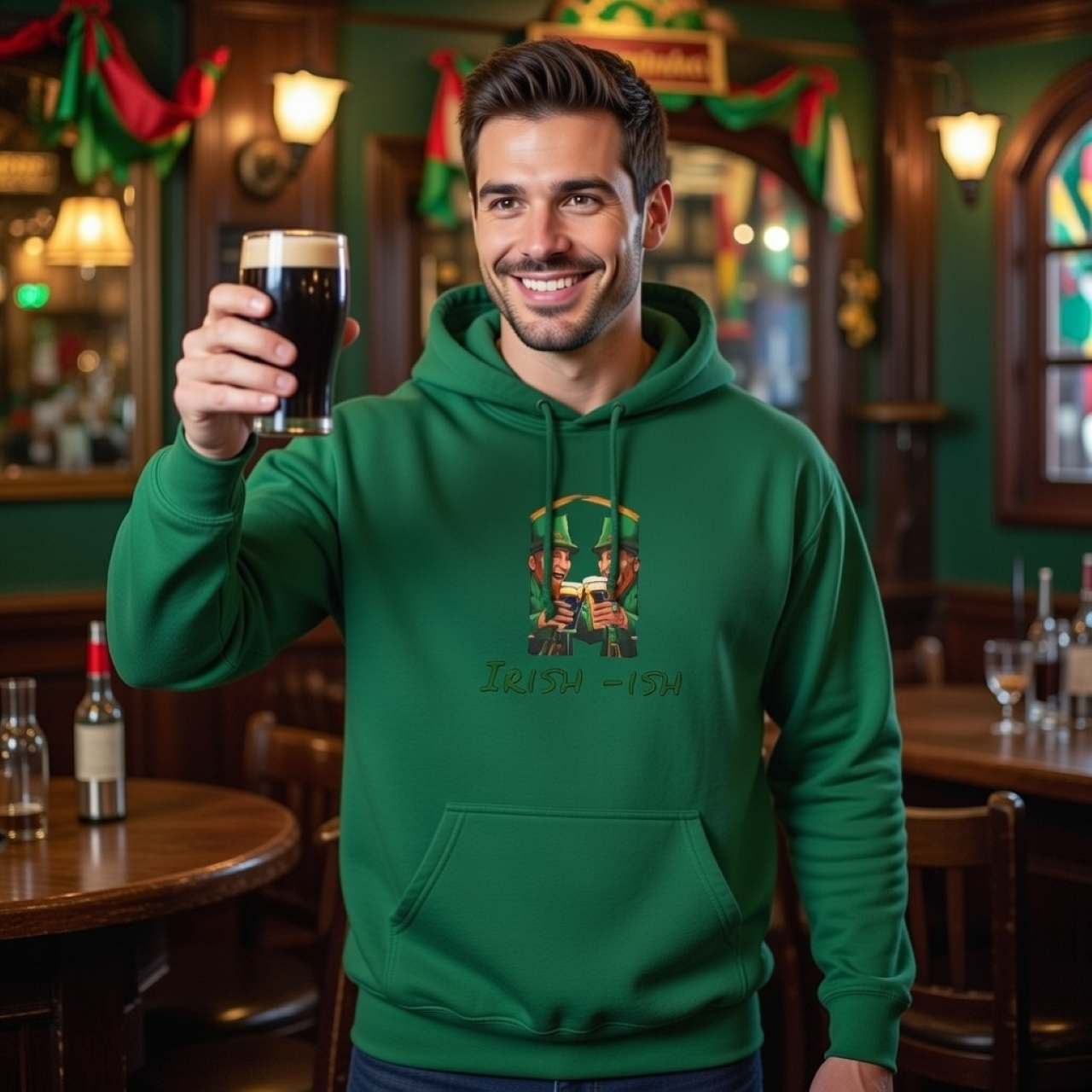 Irish-ish Hoodie – Relaxed Fit St. Patrick’s Day Pullover product thumbnail image