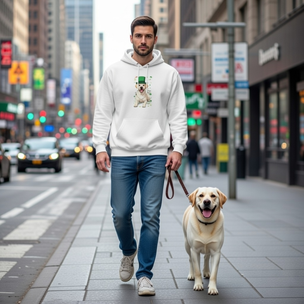 Lucky Lab Hoodie – Cozy St. Patrick’s Day Dog Lover Sweatshirt product thumbnail image