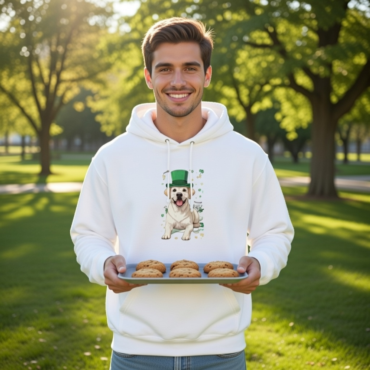 Lucky Lab Hoodie – Cozy St. Patrick’s Day Dog Lover Sweatshirt product thumbnail image