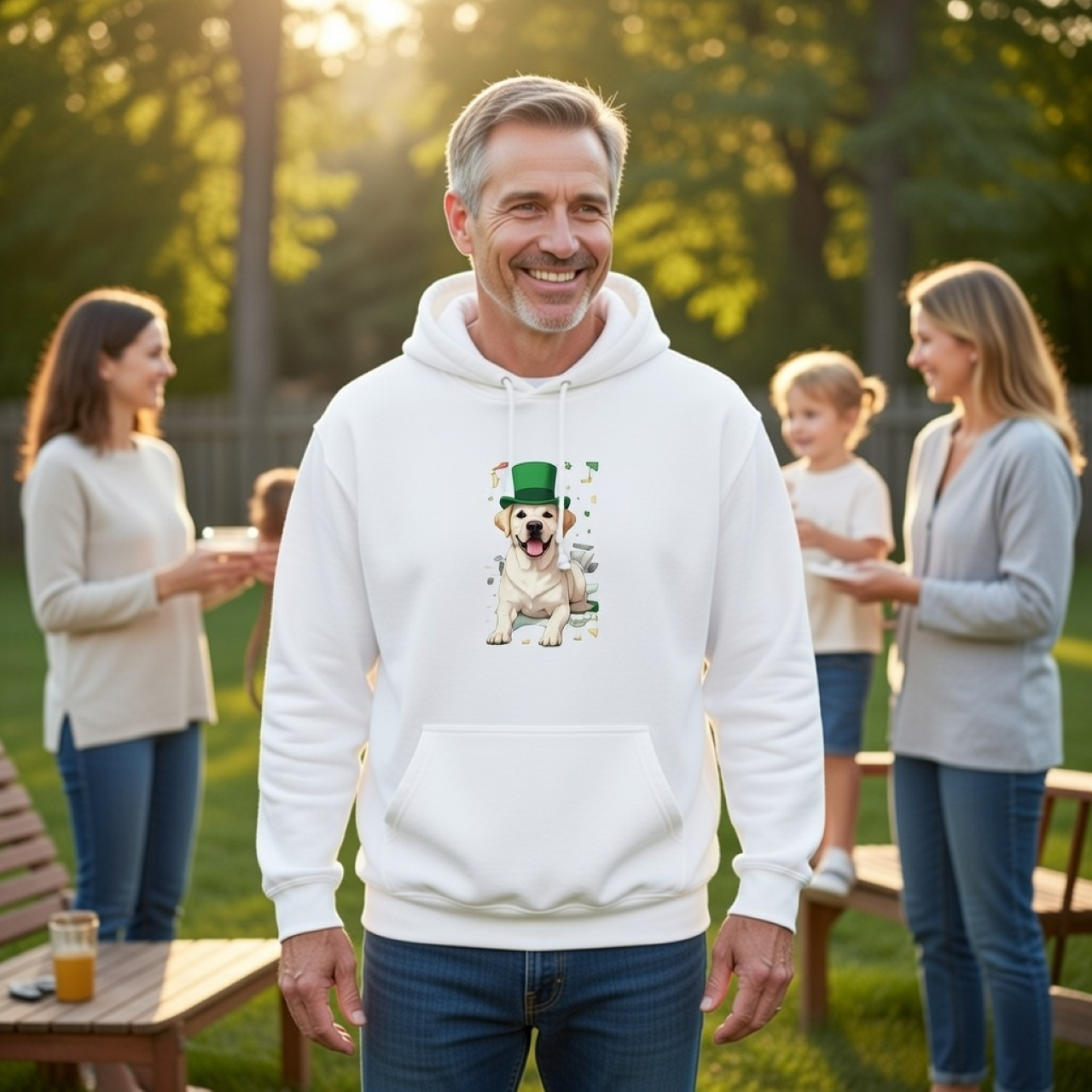 Lucky Lab Hoodie – Cozy St. Patrick’s Day Dog Lover Sweatshirt product thumbnail image