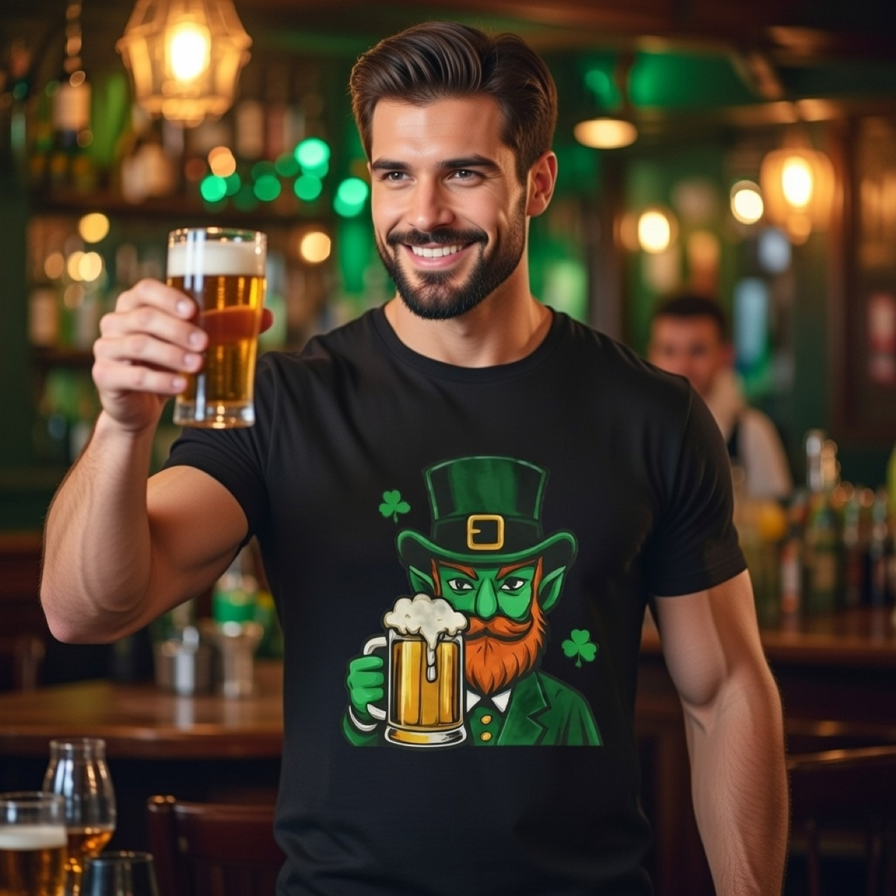 My Man Tee – Leprechaun Graphic Garment-Dyed T-Shirt product thumbnail image My Man Tee – Leprechaun Graphic Garment-Dyed T-Shirt product thumbnail image