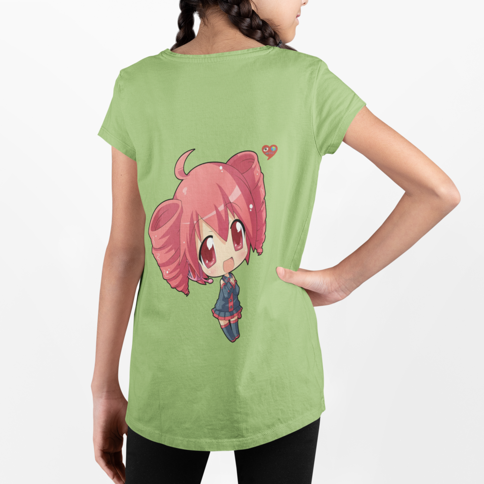 Kids Tee — Cute Red-Haired Chibi Girl Anime Shirt product thumbnail image Kids Tee — Cute Red-Haired Chibi Girl Anime Shirt product thumbnail image