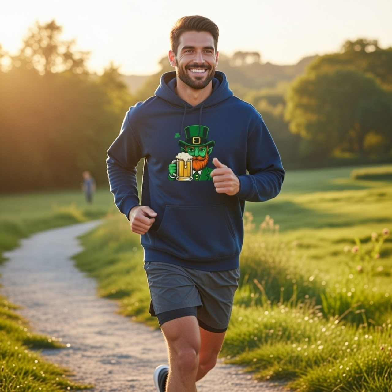 My Man Hoodie – Leprechaun Garment-Dyed Hoodie for St. Patrick’s Day product thumbnail image