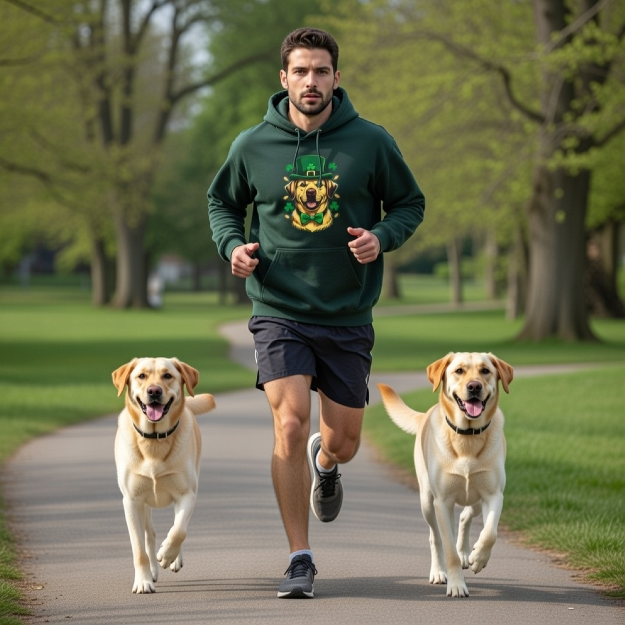 Yellow Lab Hoodie – St. Patrick’s Day Dog Hoodie | Lucky Lab Edition product thumbnail image Yellow Lab Hoodie – St. Patrick’s Day Dog Hoodie | Lucky Lab Edition product thumbnail image