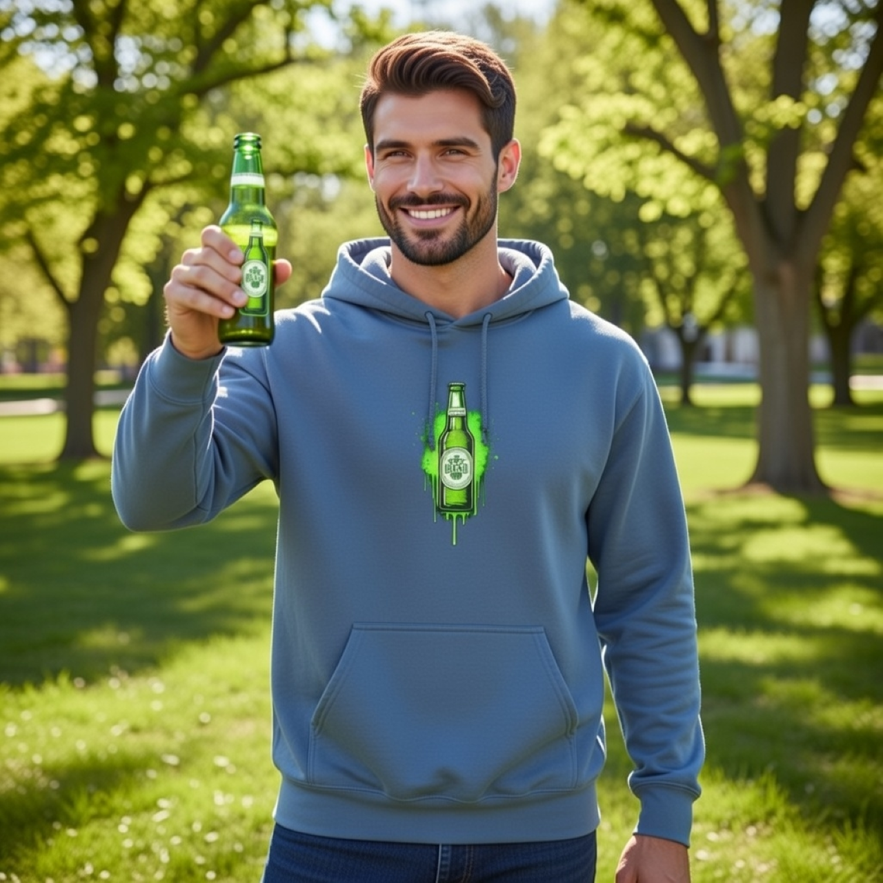 Irish Beer Hoodie – Garment-Dyed Heavyweight Pullover with Green Beer Graphic product thumbnail image Irish Beer Hoodie – Garment-Dyed Heavyweight Pullover with Green Beer Graphic product thumbnail image