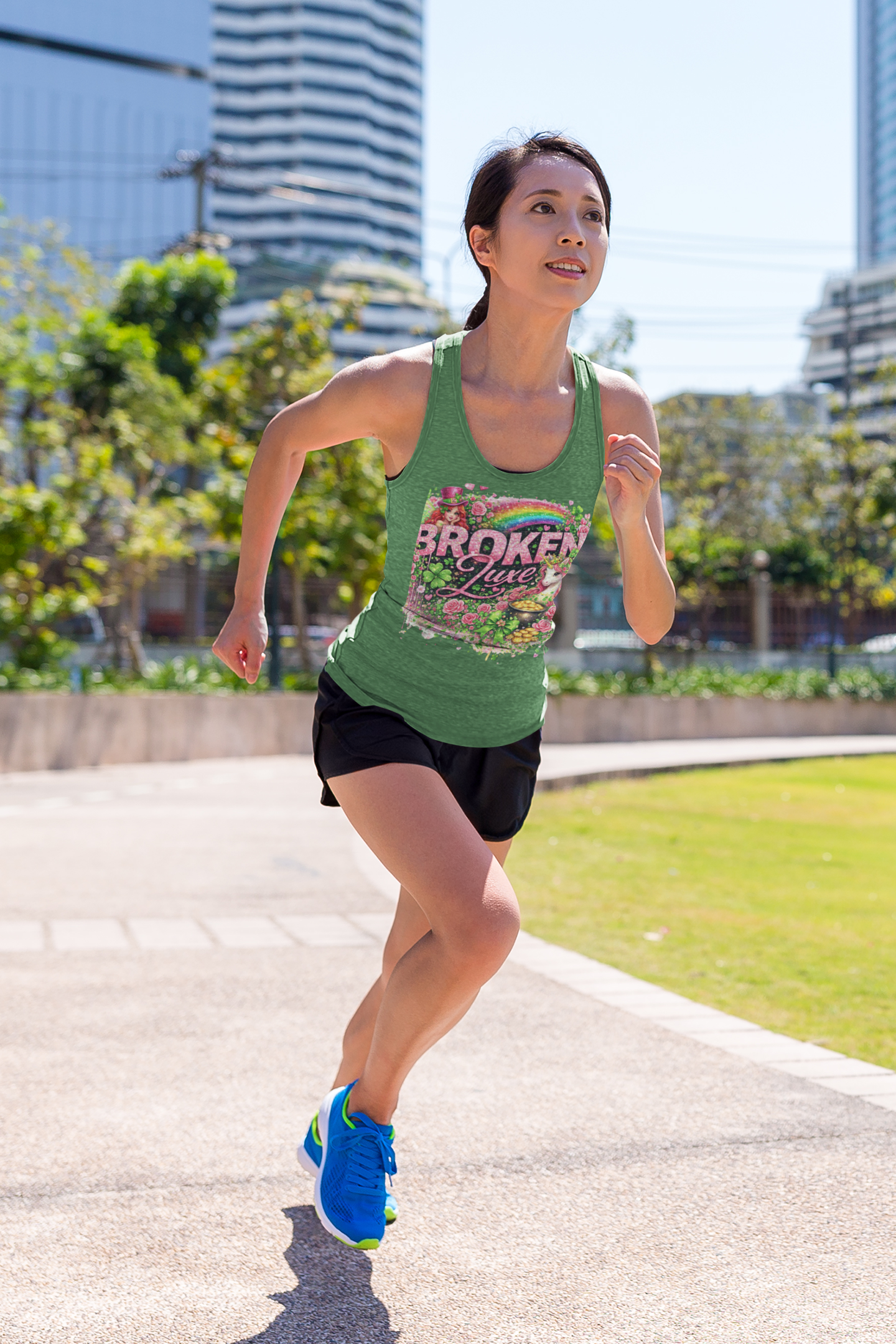 Broken Luxe — St. Patrick’s Day Rainbow, Unicorn & Lucky Clover Tank Top product thumbnail image Broken Luxe — St. Patrick’s Day Rainbow, Unicorn & Lucky Clover Tank Top product thumbnail image