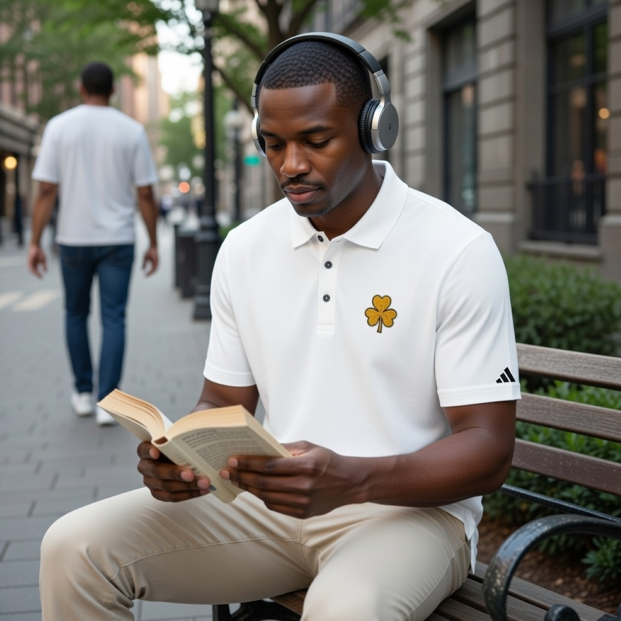 Golden Shamrock Performance Polo (Lightweight Edition) – Men’s Moisture-Wicking Golf &amp; Casual Shirt with UPF 50+ product thumbnail image