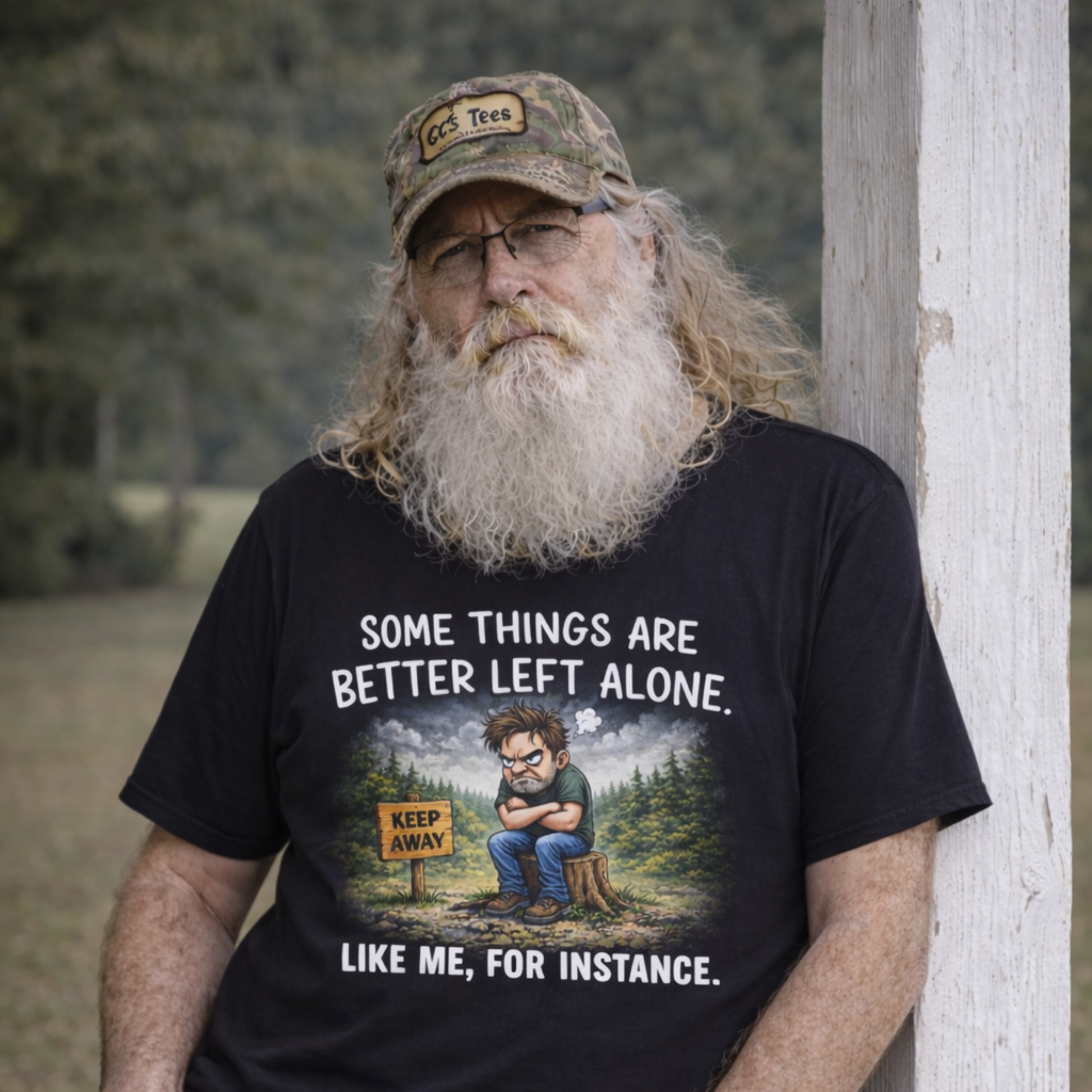 "Some Things Are Better Left Alone" - Funny Keep Away Wilderness Tee product thumbnail image "Some Things Are Better Left Alone" - Funny Keep Away Wilderness Tee product thumbnail image