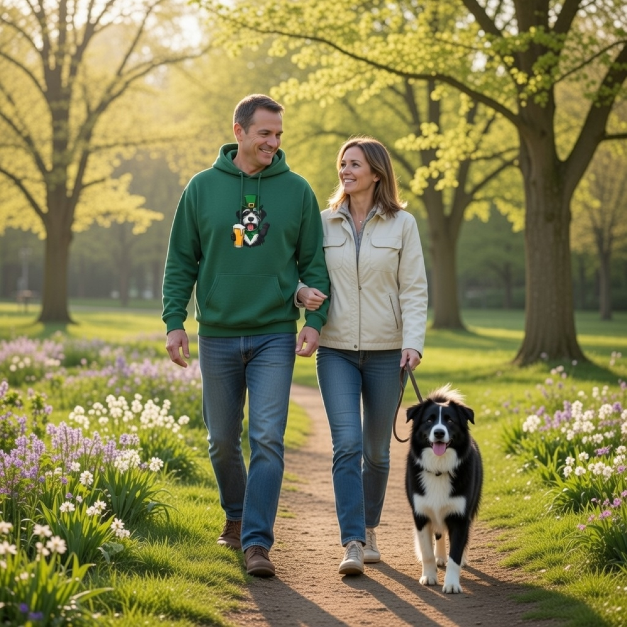 Terrier Dog Beer Hoodie – St. Patrick’s Day Pullover for Dog Lovers product thumbnail image
