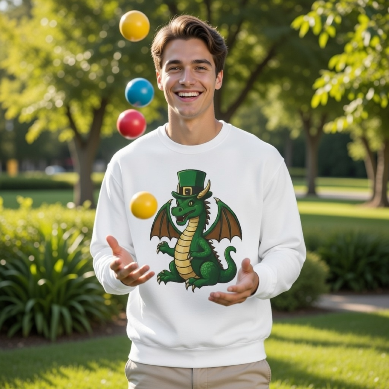 Leprechaun Dragon Sweatshirt – St. Patrick’s Day Pullover for Fantasy & Irish Fans product thumbnail image Leprechaun Dragon Sweatshirt – St. Patrick’s Day Pullover for Fantasy & Irish Fans product thumbnail image