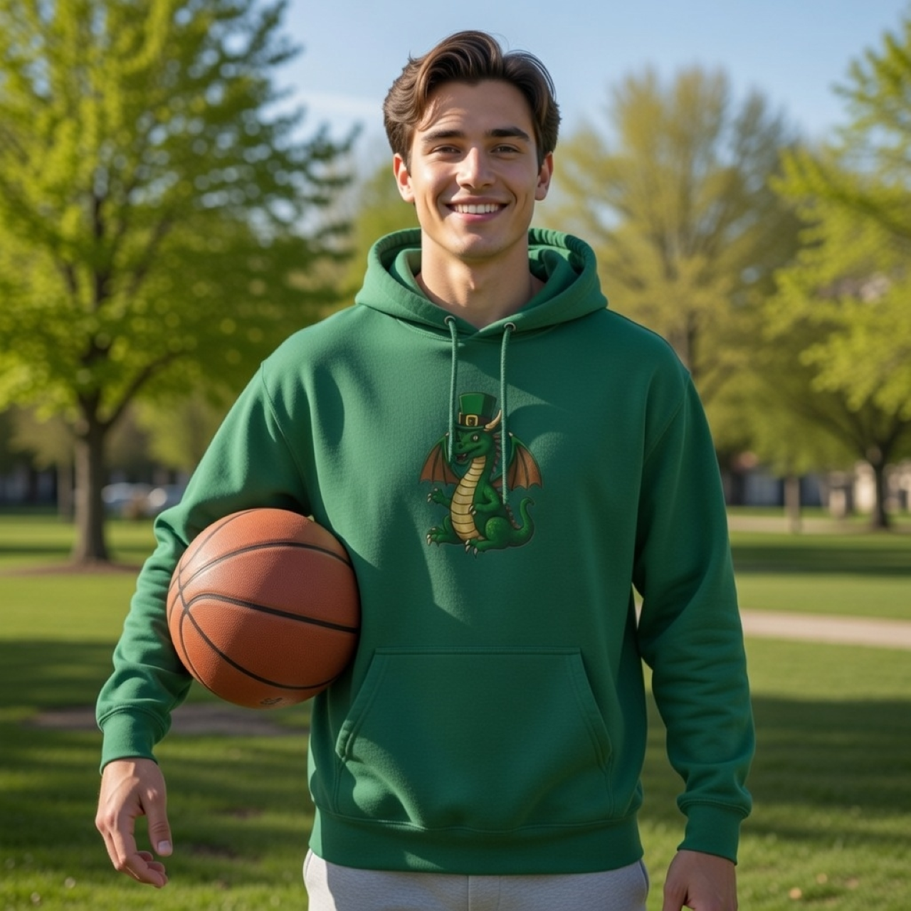 Leprechaun Dragon Hoodie – St. Patrick’s Day Pullover for Fantasy & Irish Fans product thumbnail image Leprechaun Dragon Hoodie – St. Patrick’s Day Pullover for Fantasy & Irish Fans product thumbnail image