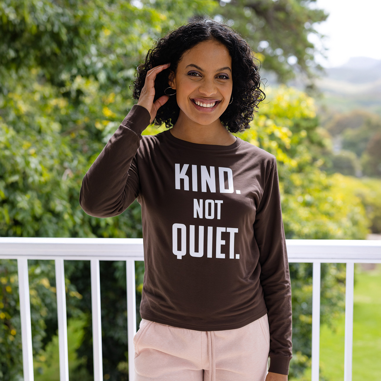 Kind Not Quiet Long Sleeve Tee