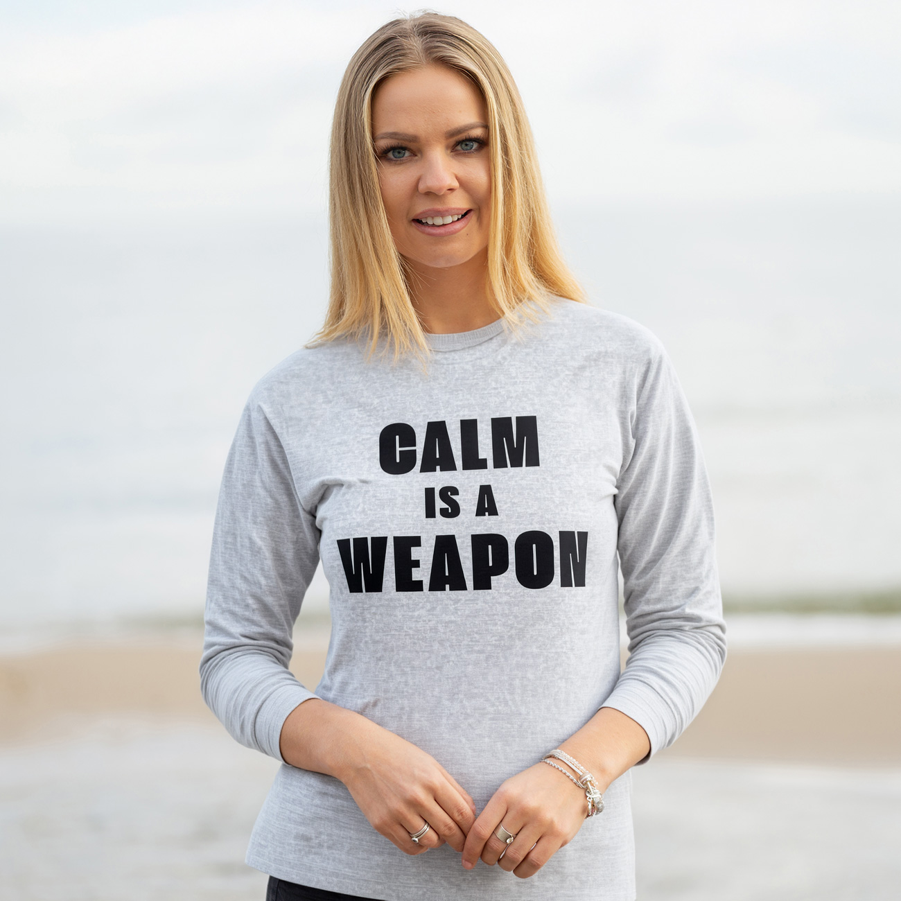 Calm Is A Weapon Long Sleeve Tee