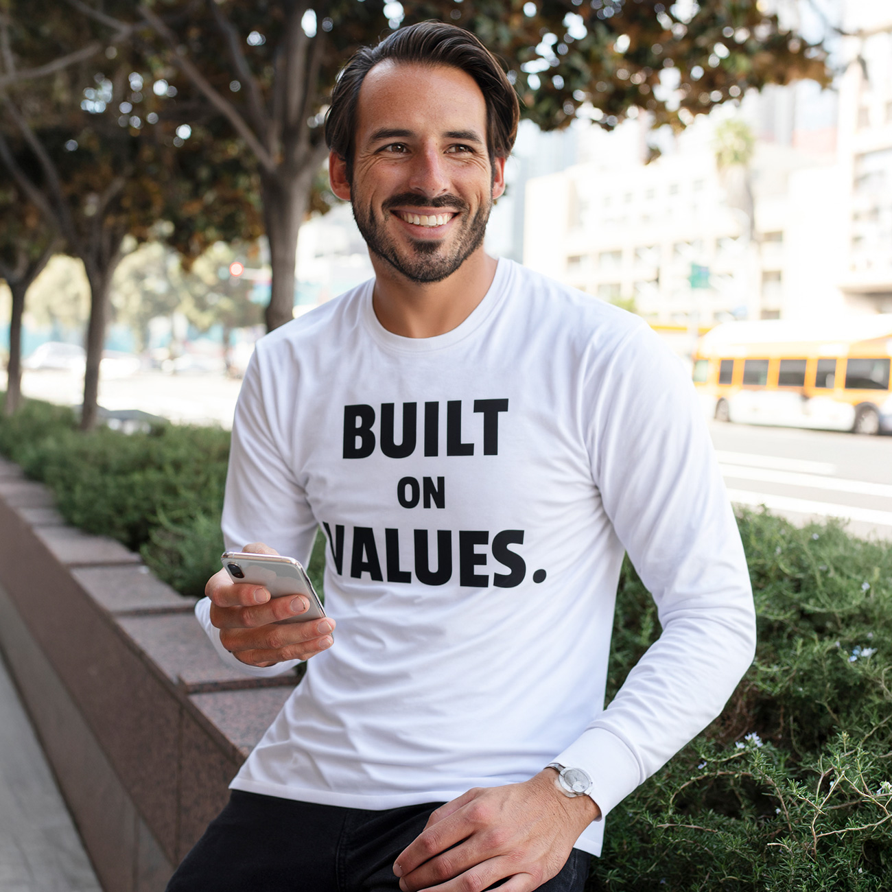Built on Values Long Sleeve Tee product thumbnail image