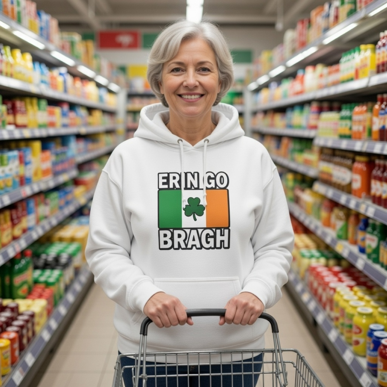 Erin Go Bragh Irish Flag Hoodie – Irish Pride Hoodie, St. Patrick’s Day Unisex Graphic Sweatshirt