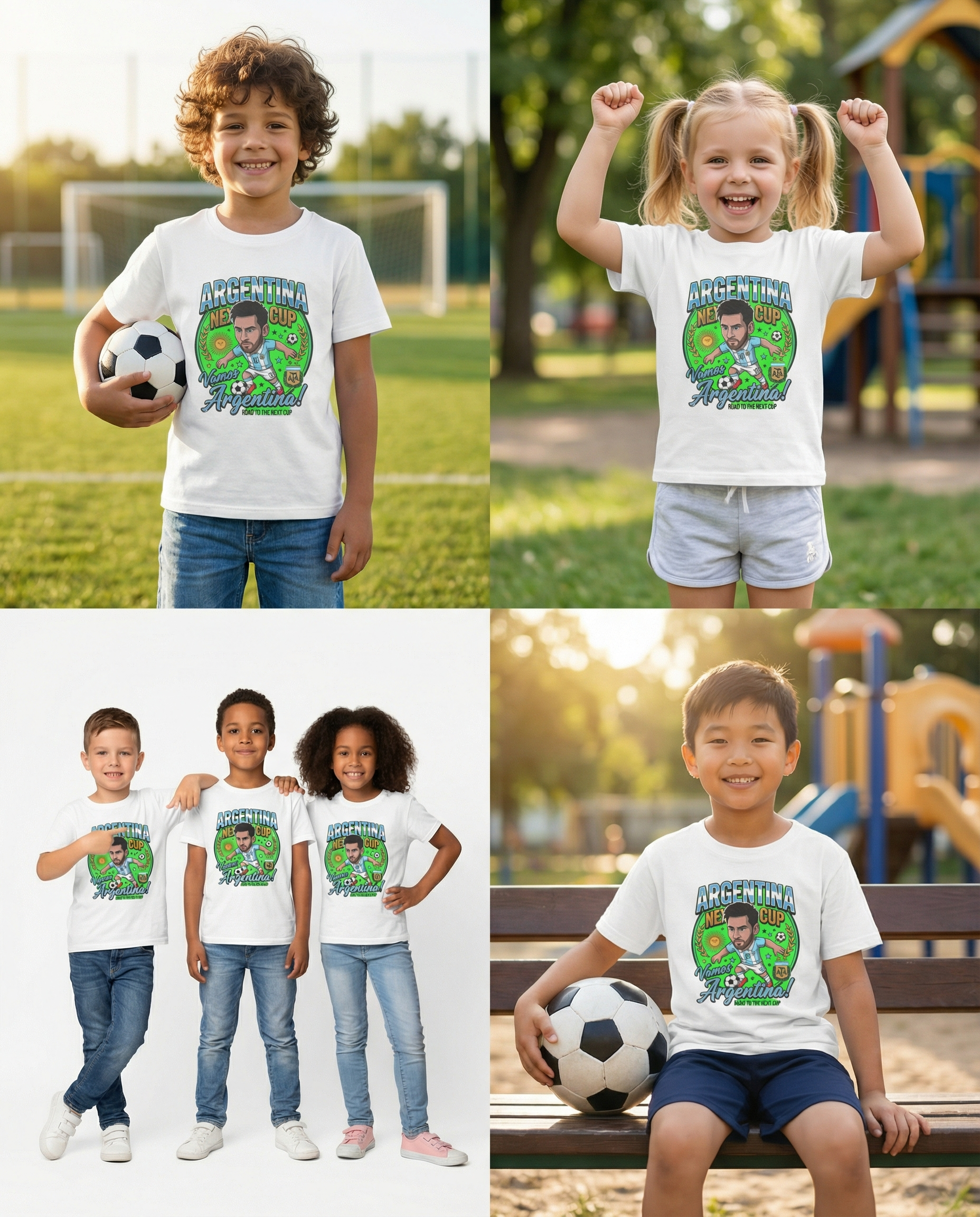 GOAT Vibes – Argentina Soccer Parody Cartoon T-Shirt 🐐⚽ product thumbnail image GOAT Vibes – Argentina Soccer Parody Cartoon T-Shirt 🐐⚽ product thumbnail image