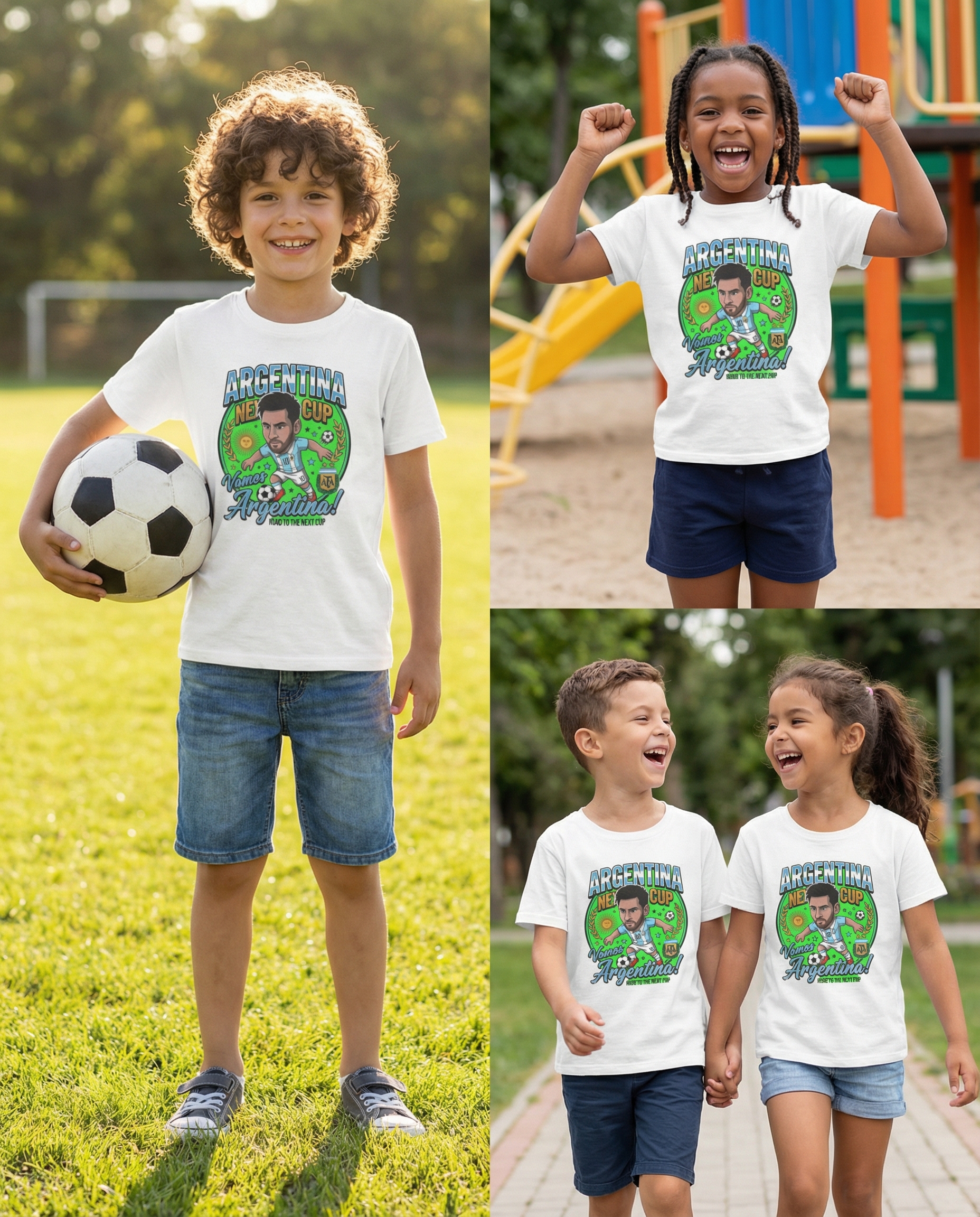 GOAT Vibes – Argentina Soccer Parody Cartoon T-Shirt 🐐⚽ product thumbnail image GOAT Vibes – Argentina Soccer Parody Cartoon T-Shirt 🐐⚽ product thumbnail image