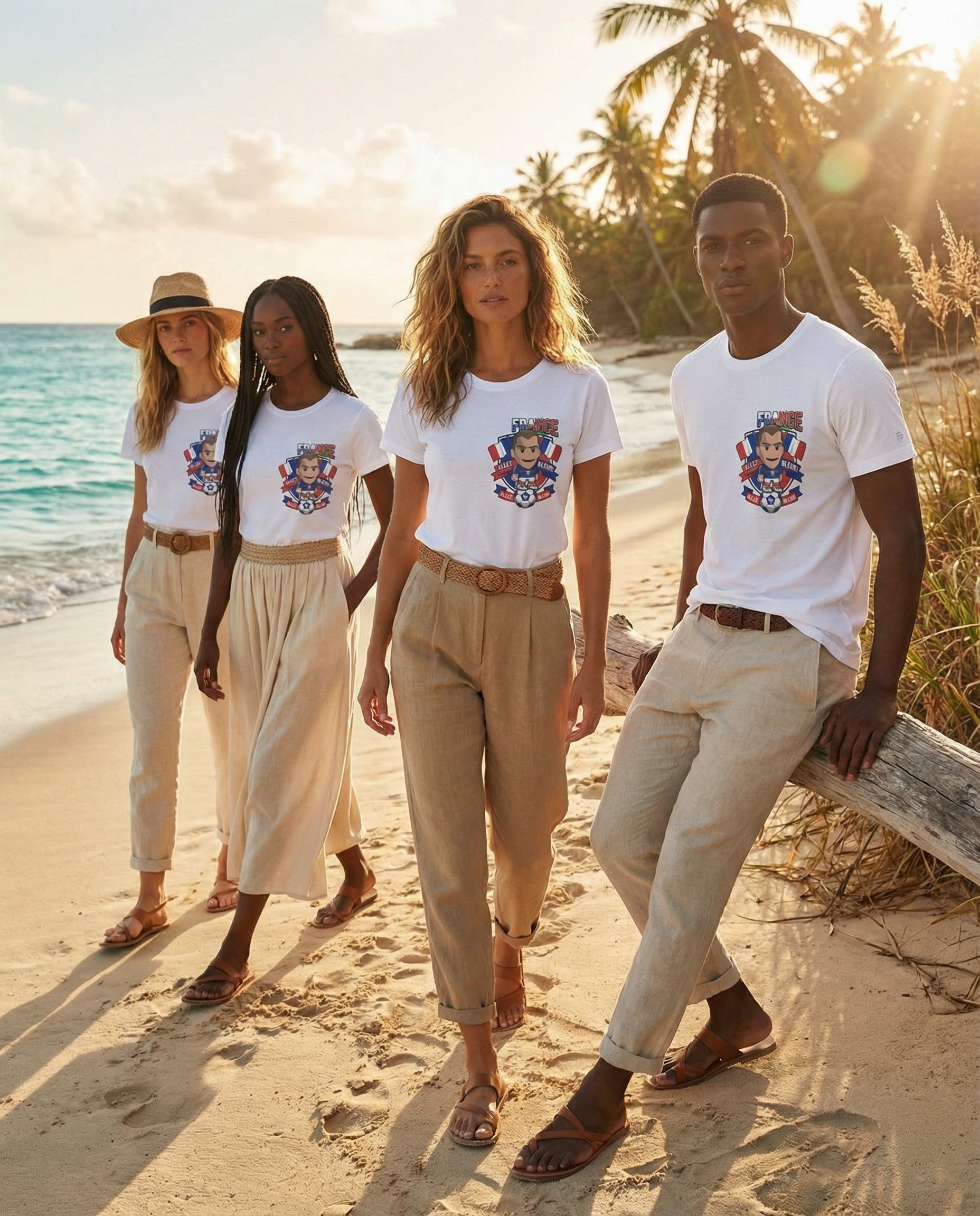 Allez Bleus! – France Soccer Parody Cartoon T-Shirt 🇫🇷🔥