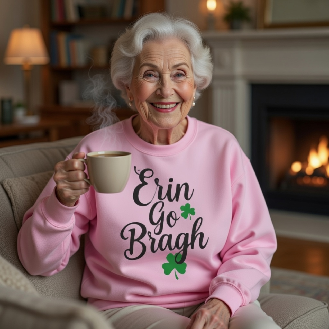 Erin Go Bragh Irish Pride Sweatshirt – St. Patrick’s Day Graphic Crewneck, Unisex Irish Heritage Pullover product thumbnail image