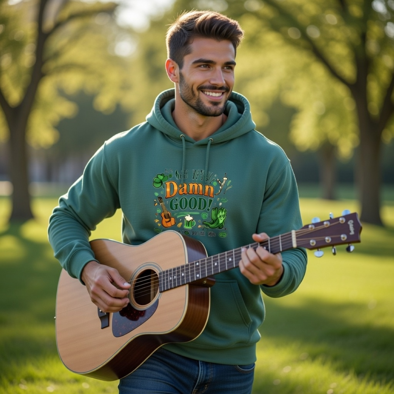 Cute Country Girl Hoodie – Vintage Western Graphic Pullover | Soft Relaxed Cowgirl Hoodie product thumbnail image