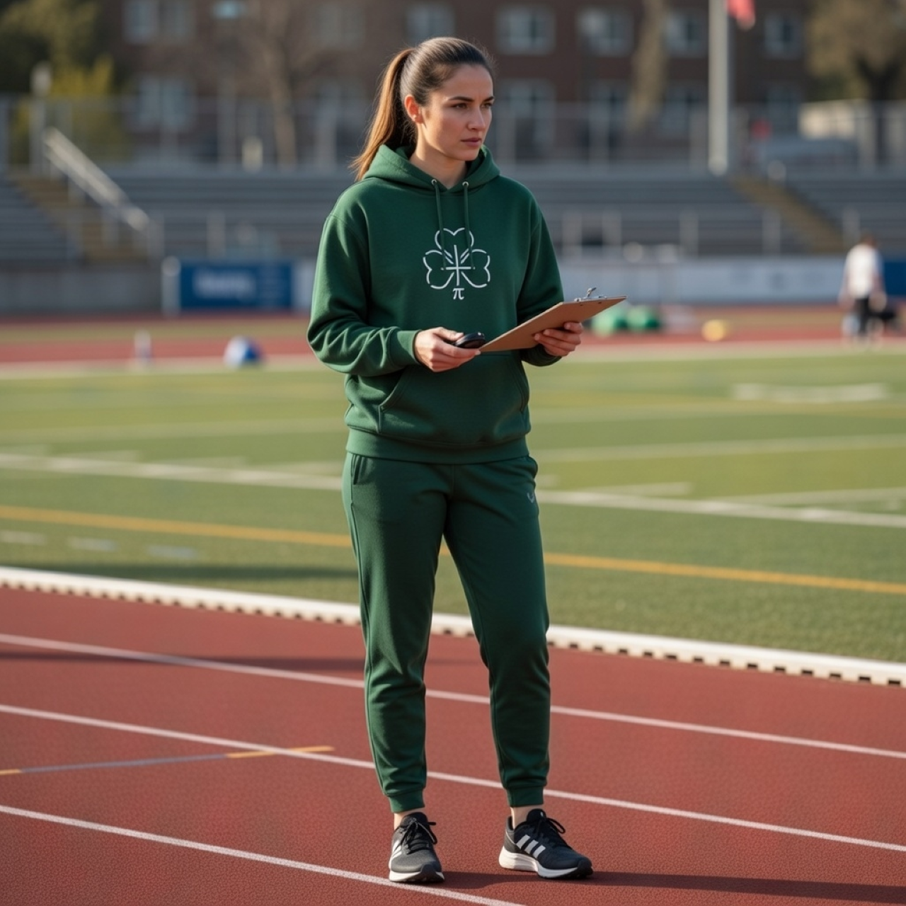 Shamrock Pi Hoodie – Garment-Dyed Clover Math Hoodie