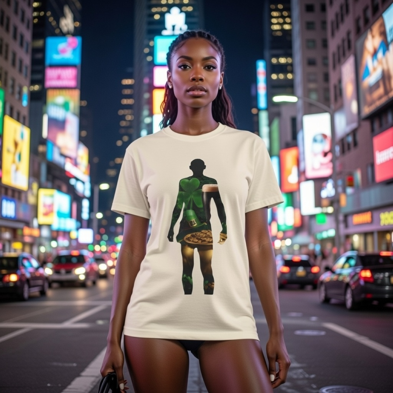 Bounce Da Hiker St. Paddy’s Tee – Garment-Dyed Heavyweight Graphic T-Shirt