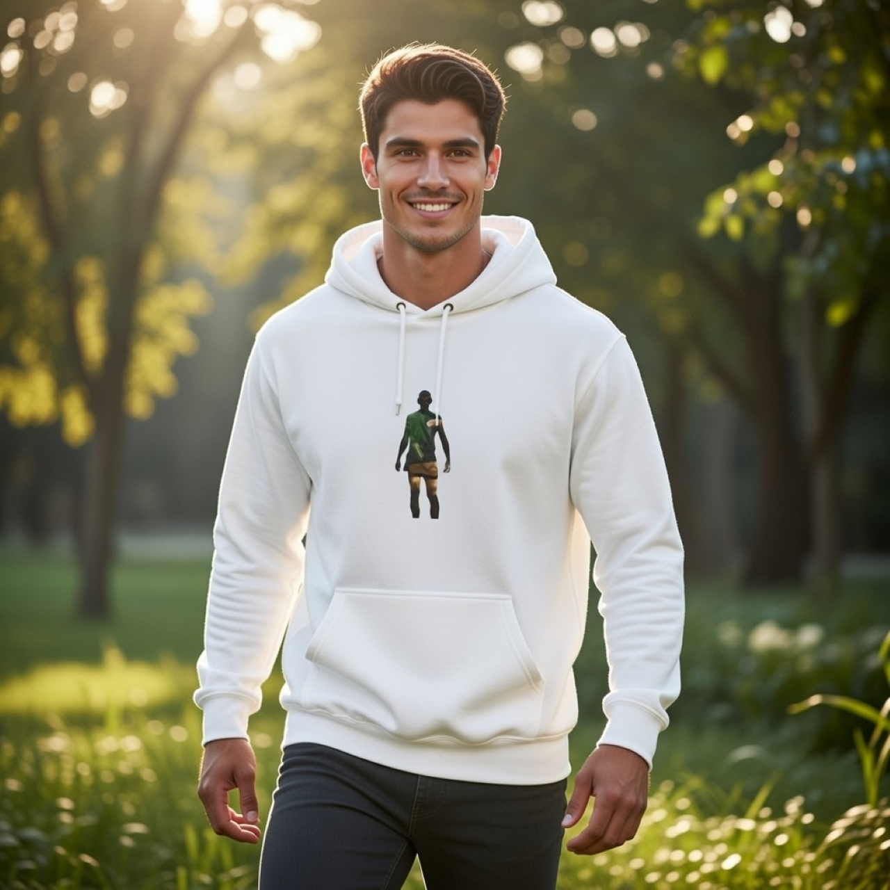 Bounce Da Hiker Silhouette Hoodie – Garment-Dyed Relaxed Fit product thumbnail image