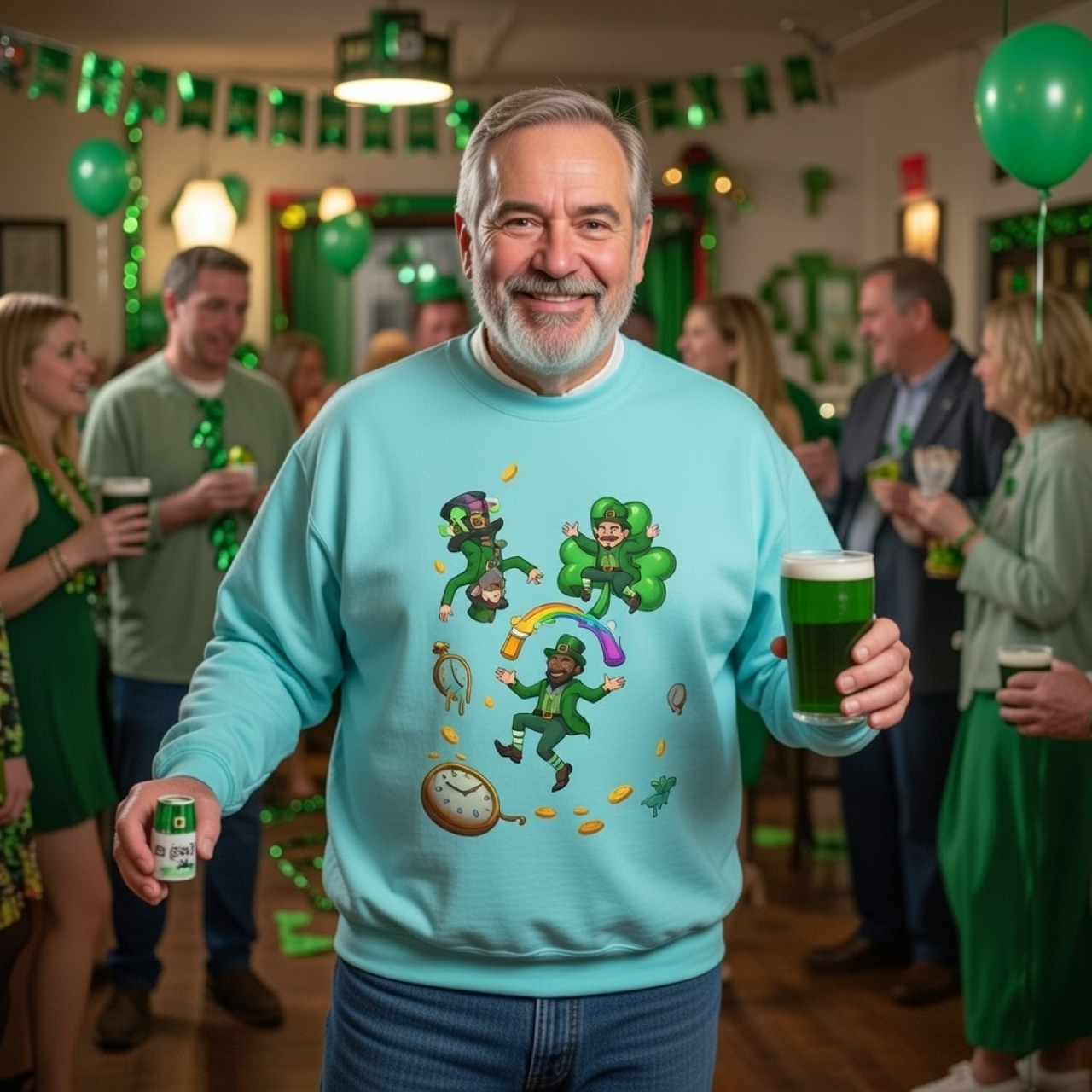 Feld Leprechaun Sweatshirt – Garment-Dyed Cozy Crewneck product thumbnail image