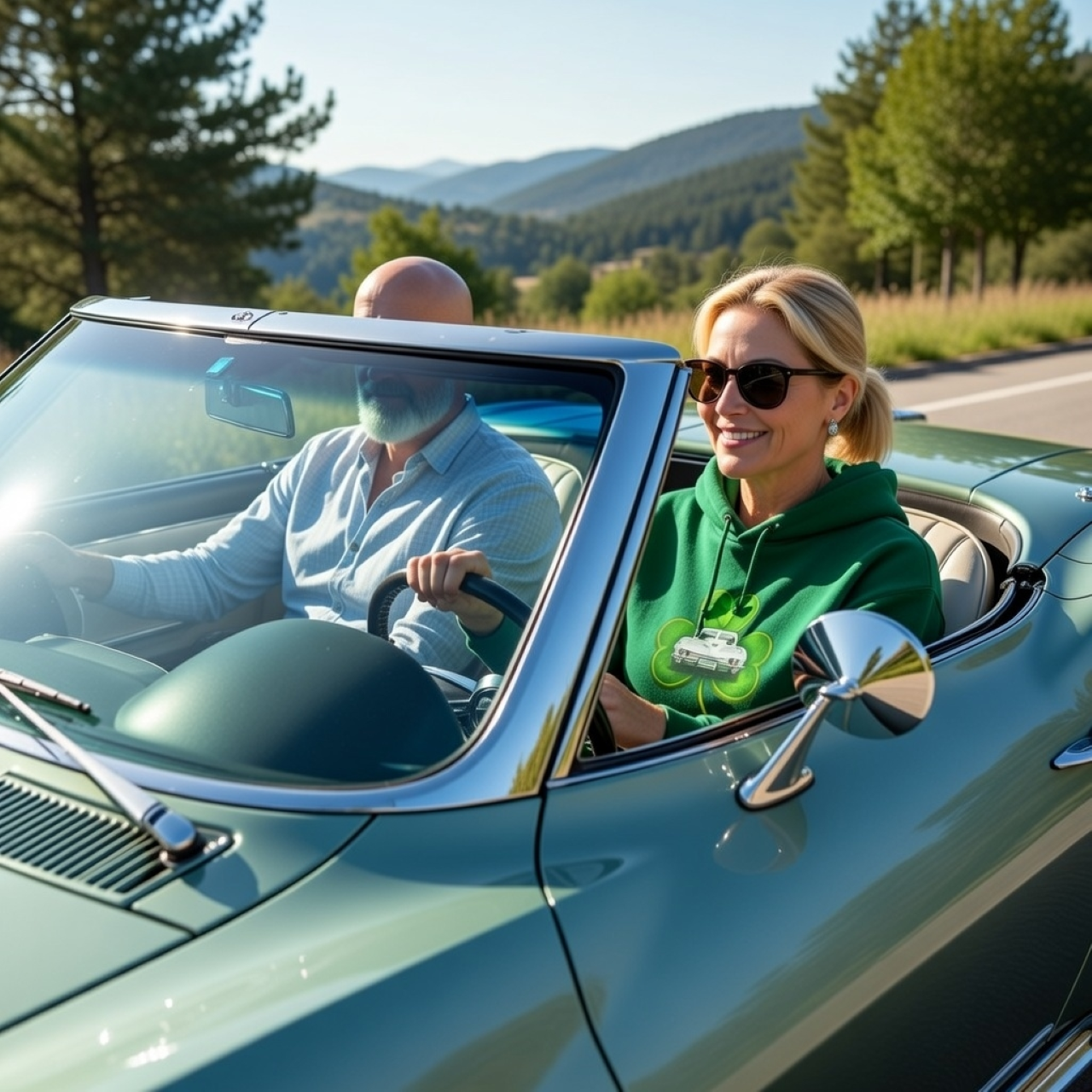 Lucky 65 Corvette Split Window St. Patrick’s Day Hoodie – Cozy, Lucky, and Classic product thumbnail image Lucky 65 Corvette Split Window St. Patrick’s Day Hoodie – Cozy, Lucky, and Classic product thumbnail image