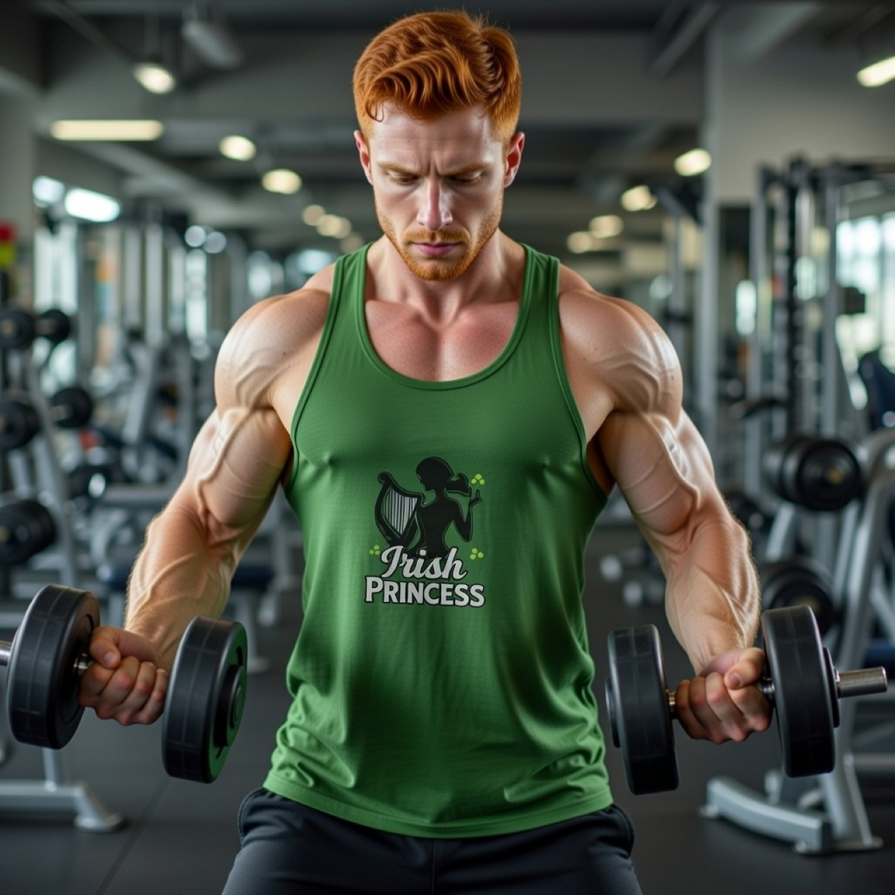 Irish Princess Tank Top – Playful, Whimsical, and Festive product thumbnail image Irish Princess Tank Top – Playful, Whimsical, and Festive product thumbnail image