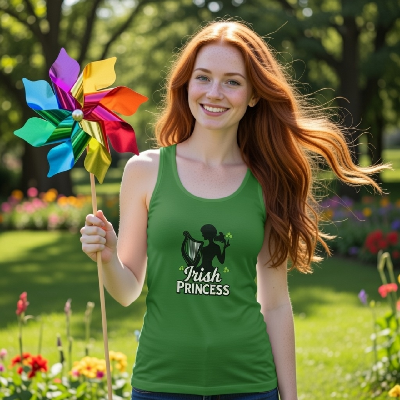 Irish Princess Tank Top – Playful, Whimsical, and Festive product thumbnail image