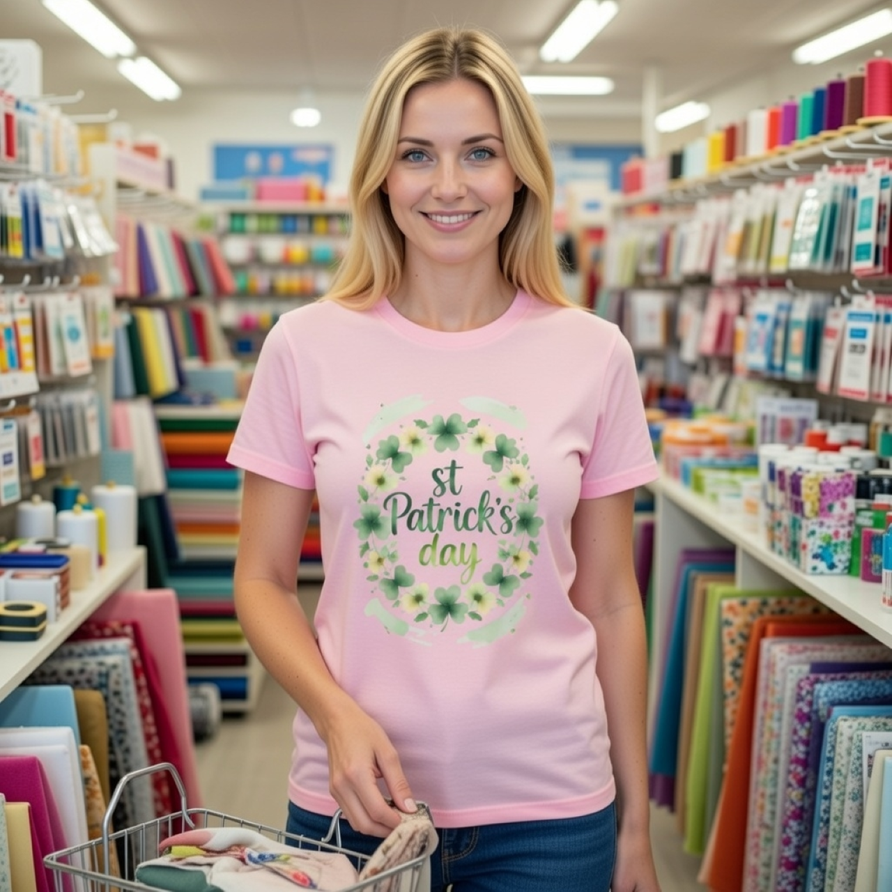 St. Patrick’s Day Shamrock Wreath Tee – Irish Holiday T-Shirt