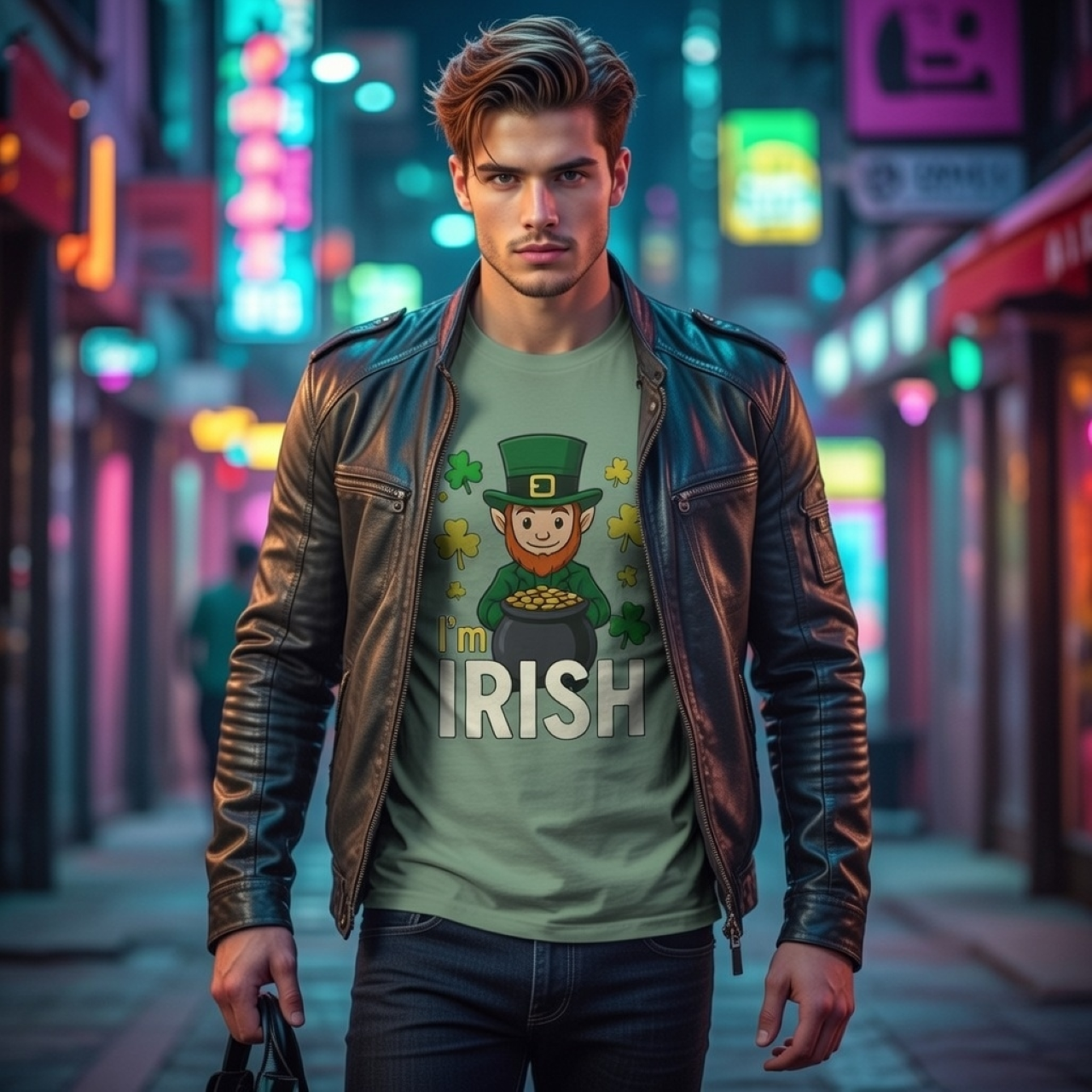 I’m Irish Leprechaun Tee — St. Patrick's Day Cute Pot of Gold Tee product thumbnail image I’m Irish Leprechaun Tee — St. Patrick's Day Cute Pot of Gold Tee product thumbnail image