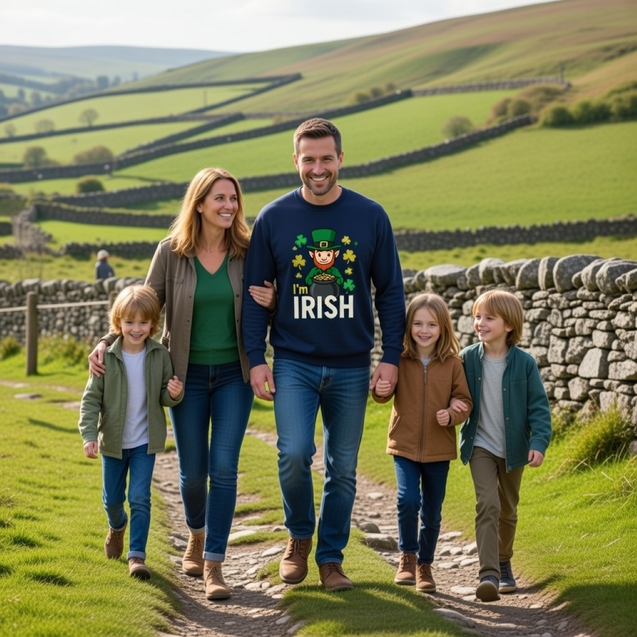 I’m Irish Leprechaun Sweatshirt – St. Patrick’s Day Crewneck product thumbnail image I’m Irish Leprechaun Sweatshirt – St. Patrick’s Day Crewneck product thumbnail image
