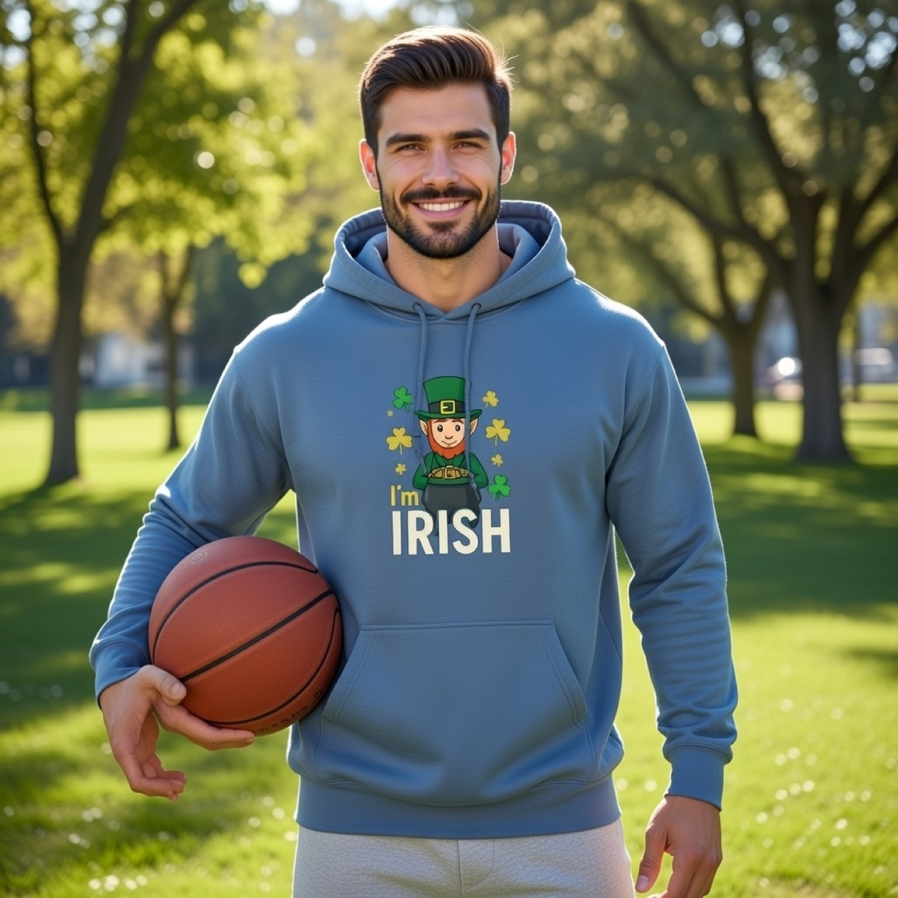 I’m Irish Leprechaun Hoodie – St. Patrick’s Day Pullover product thumbnail image