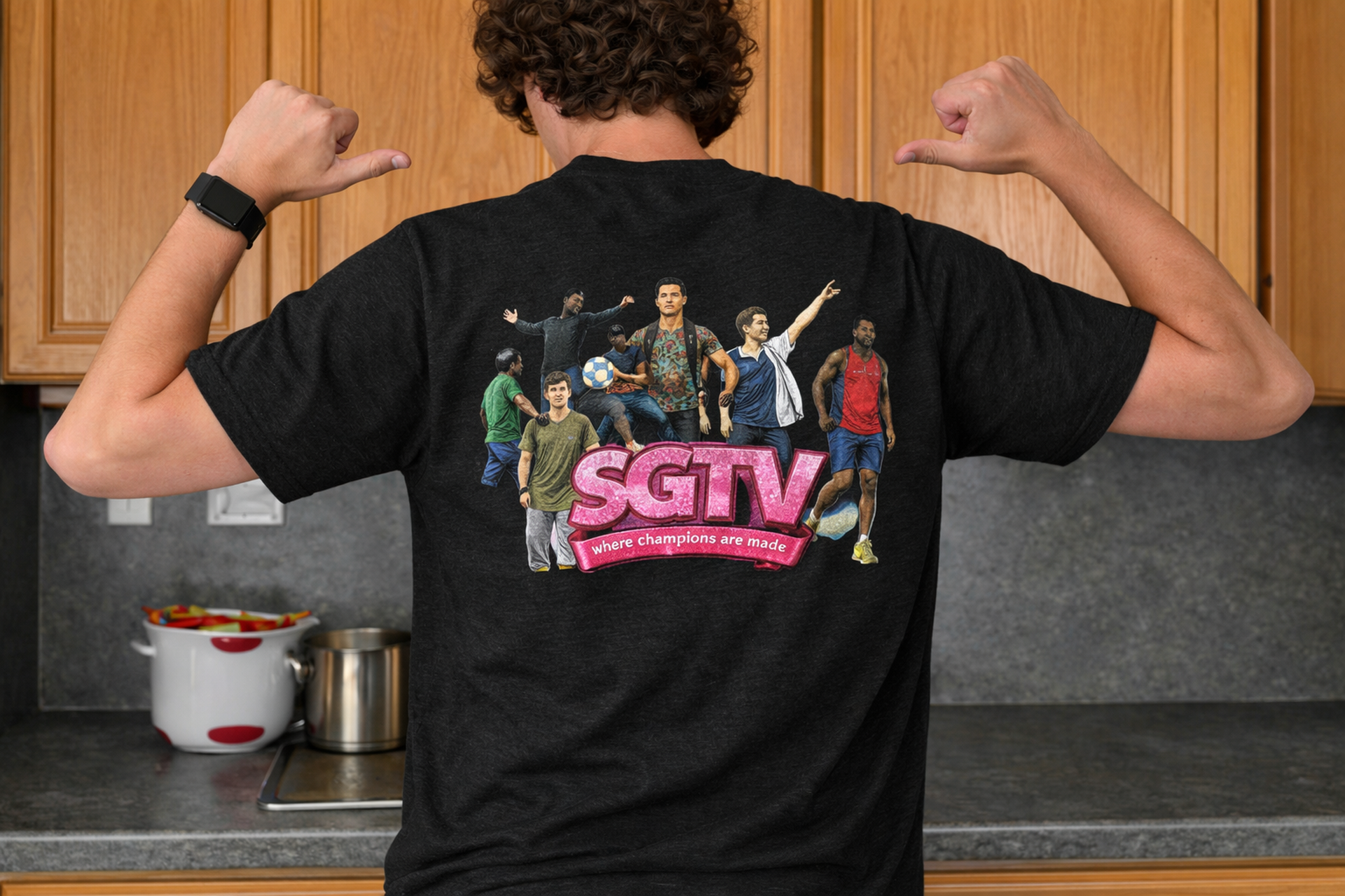 SGTV Crew Tee — Retro Skate Crew Graphic T-Shirt product thumbnail image