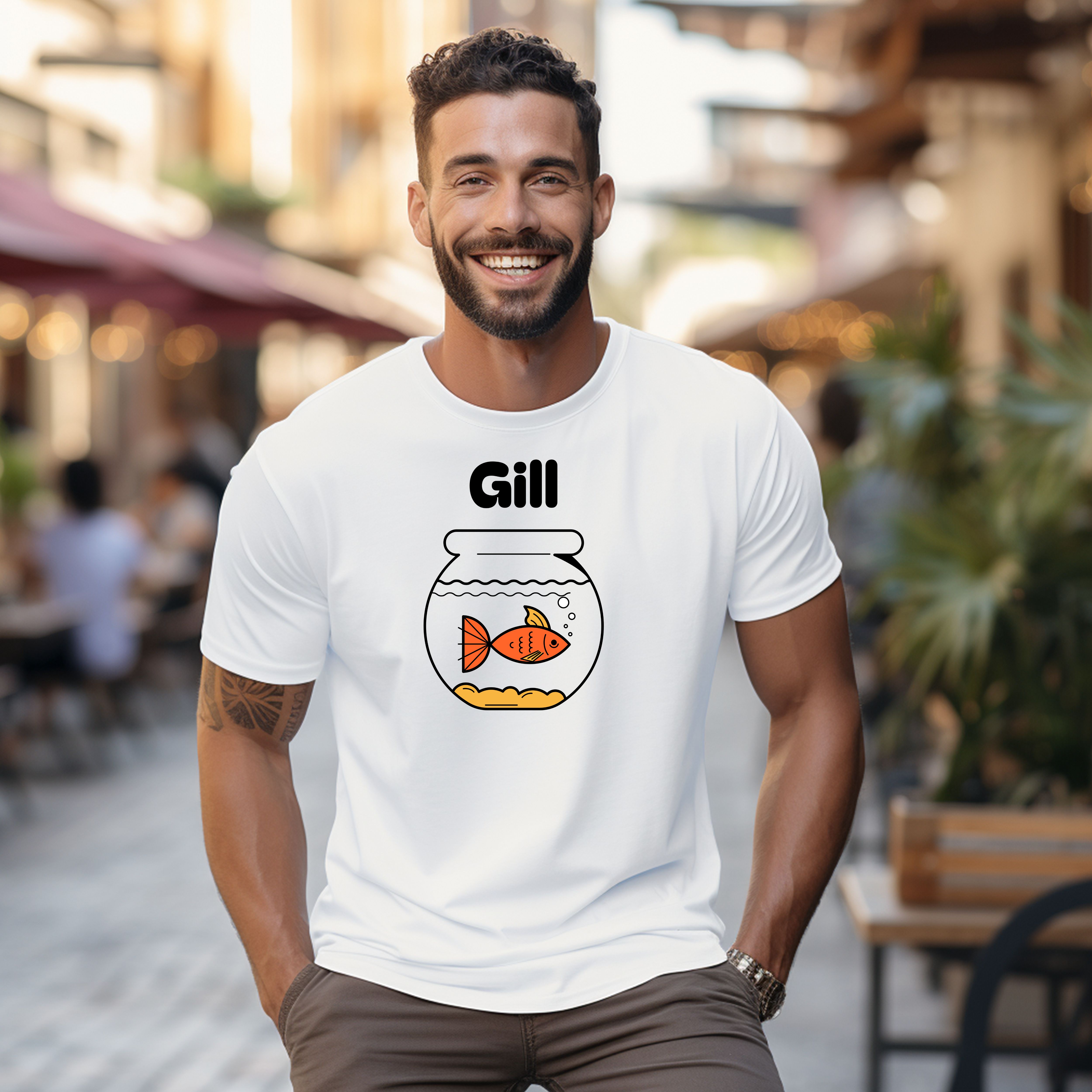 Gill Goldfish Bowl Graphic T-Shirt