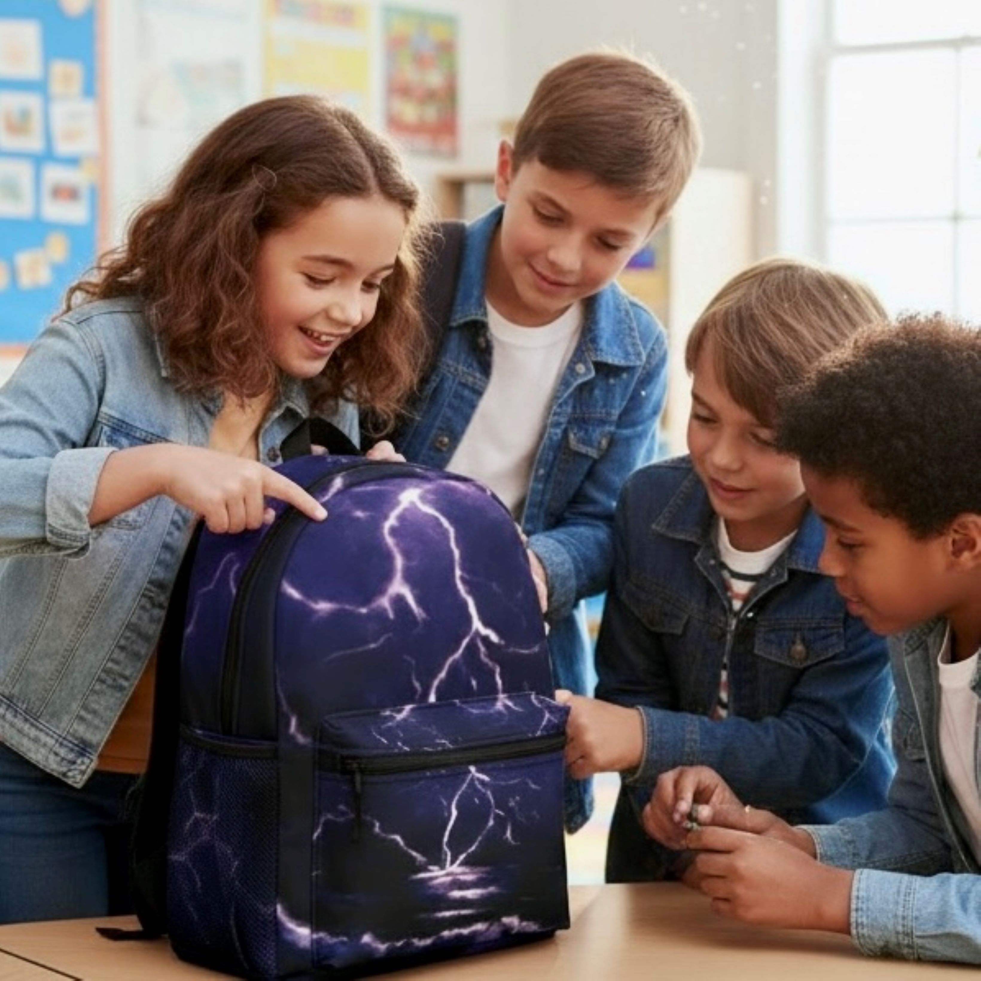 "Attitude" Backpack - Thunderstruck Design product thumbnail image