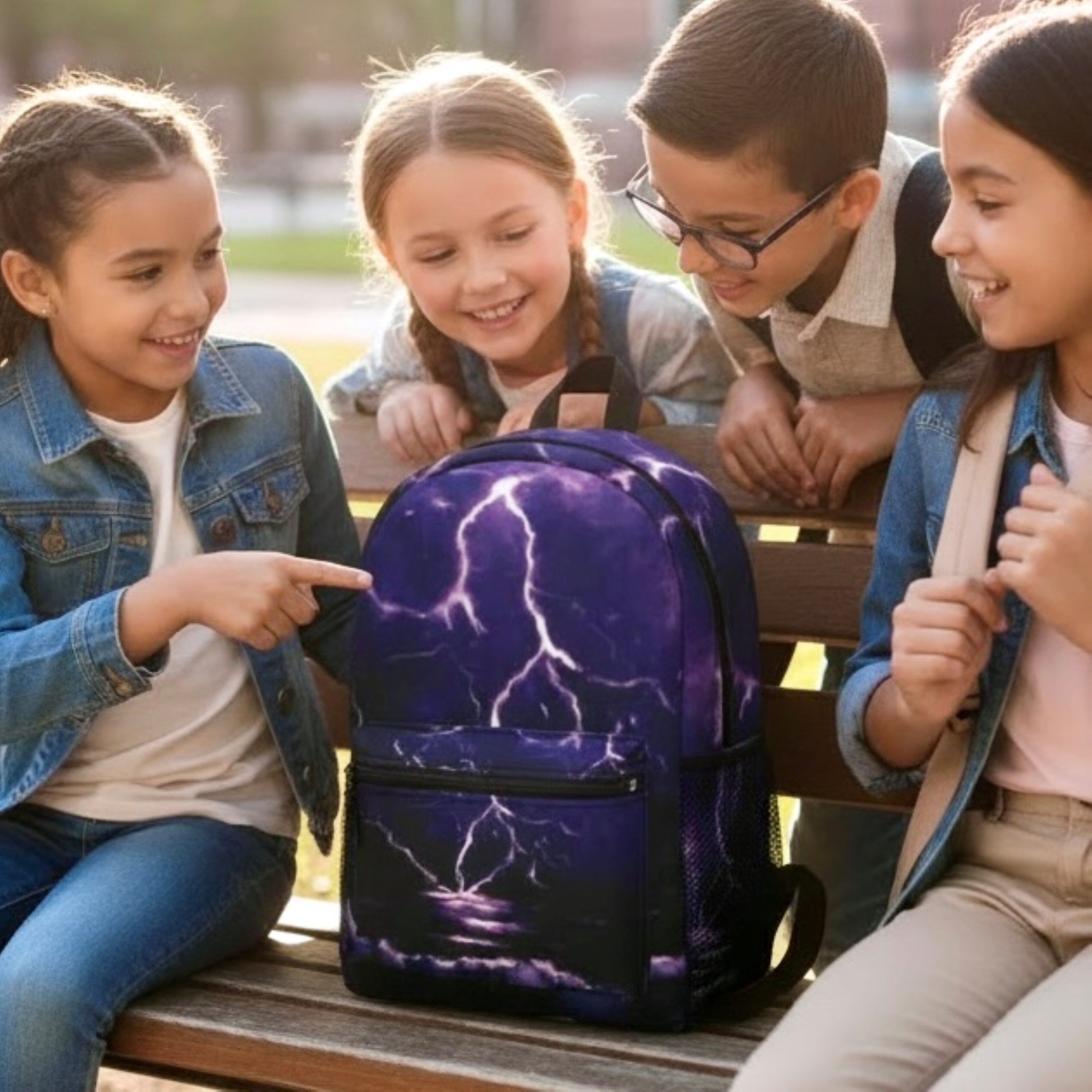 "Attitude" Backpack - Thunderstruck Design product thumbnail image "Attitude" Backpack - Thunderstruck Design product thumbnail image