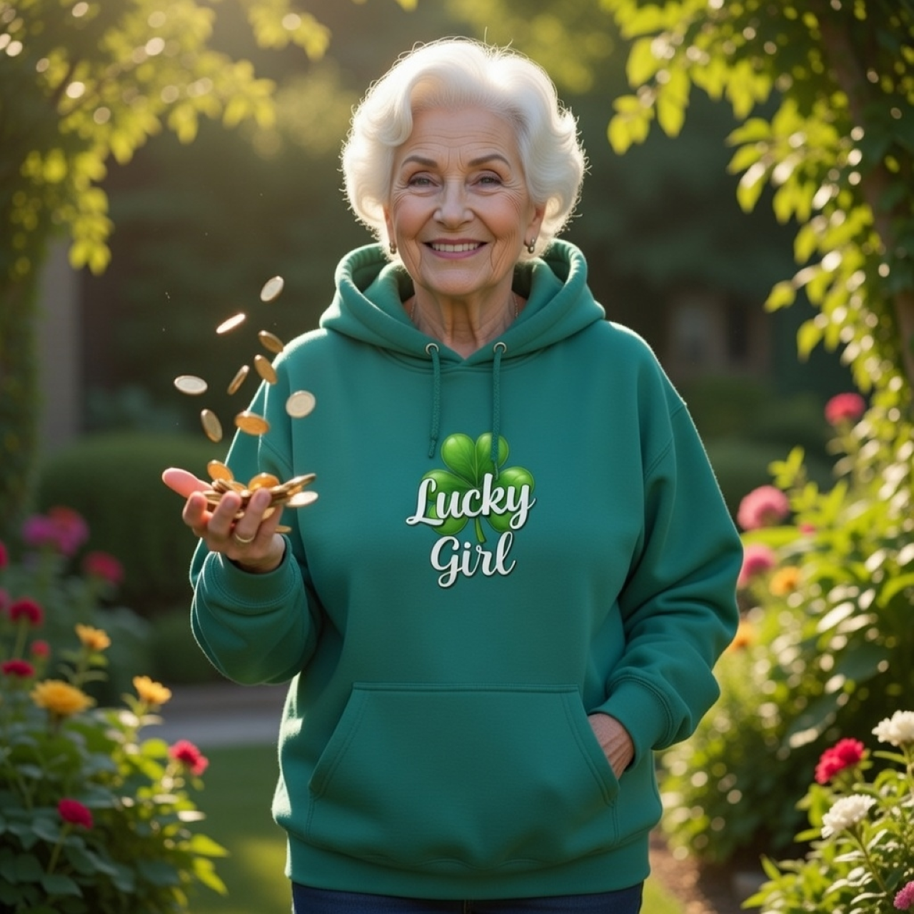 Lucky Girl Hoodie – St. Patrick’s Day Pullover product thumbnail image