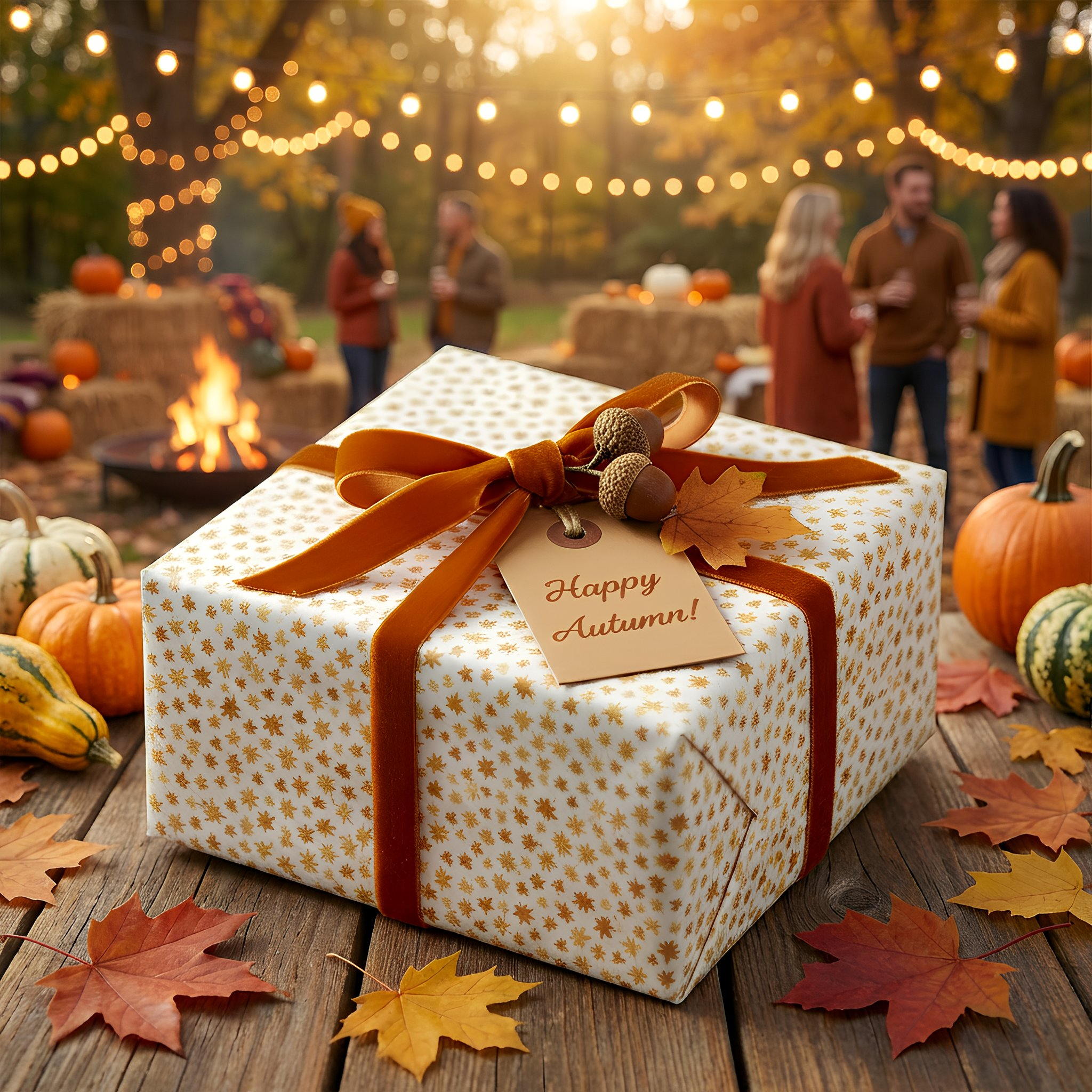 Autumn Leaves Wrapping Paper product thumbnail image Autumn Leaves Wrapping Paper product thumbnail image