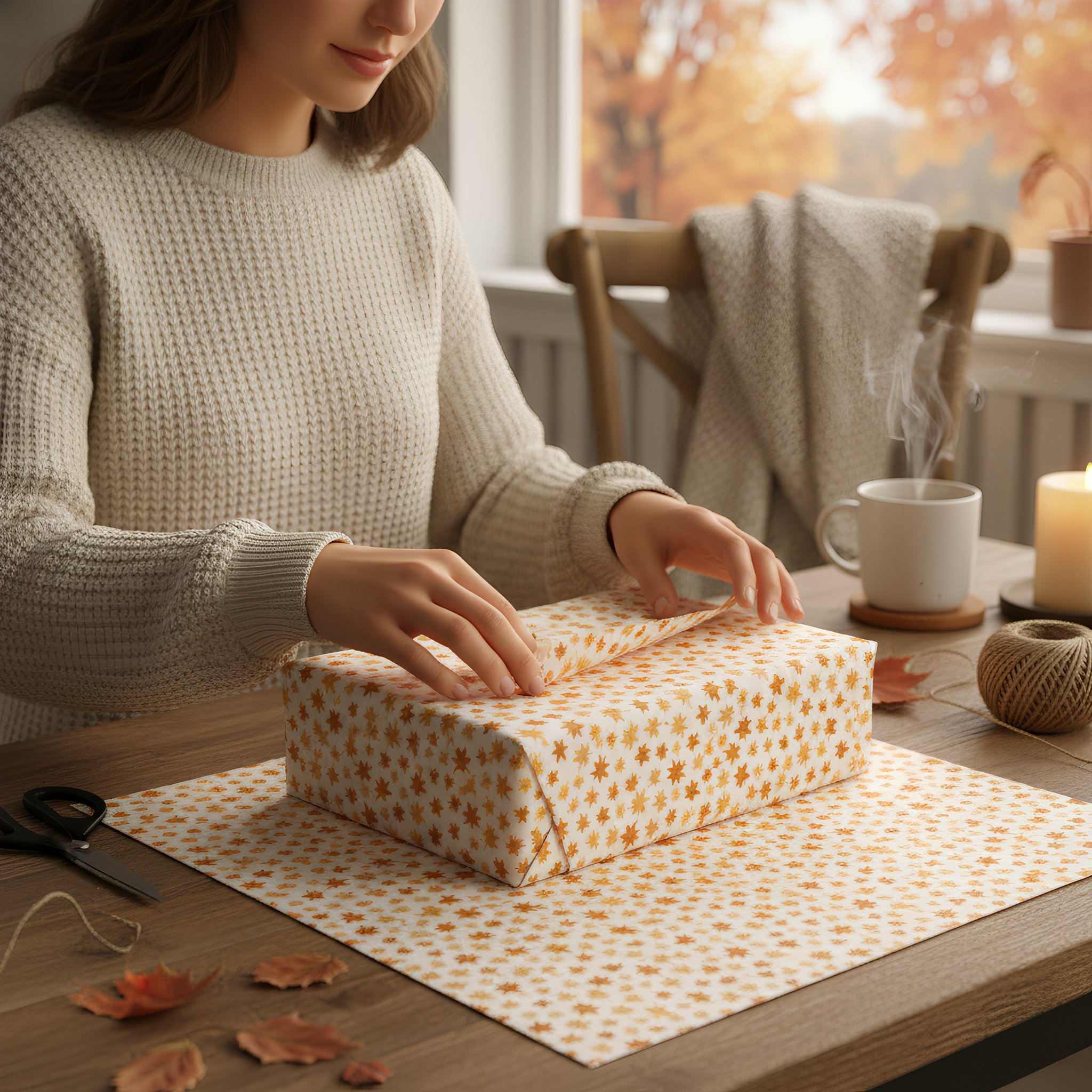 Autumn Leaves Wrapping Paper product thumbnail image