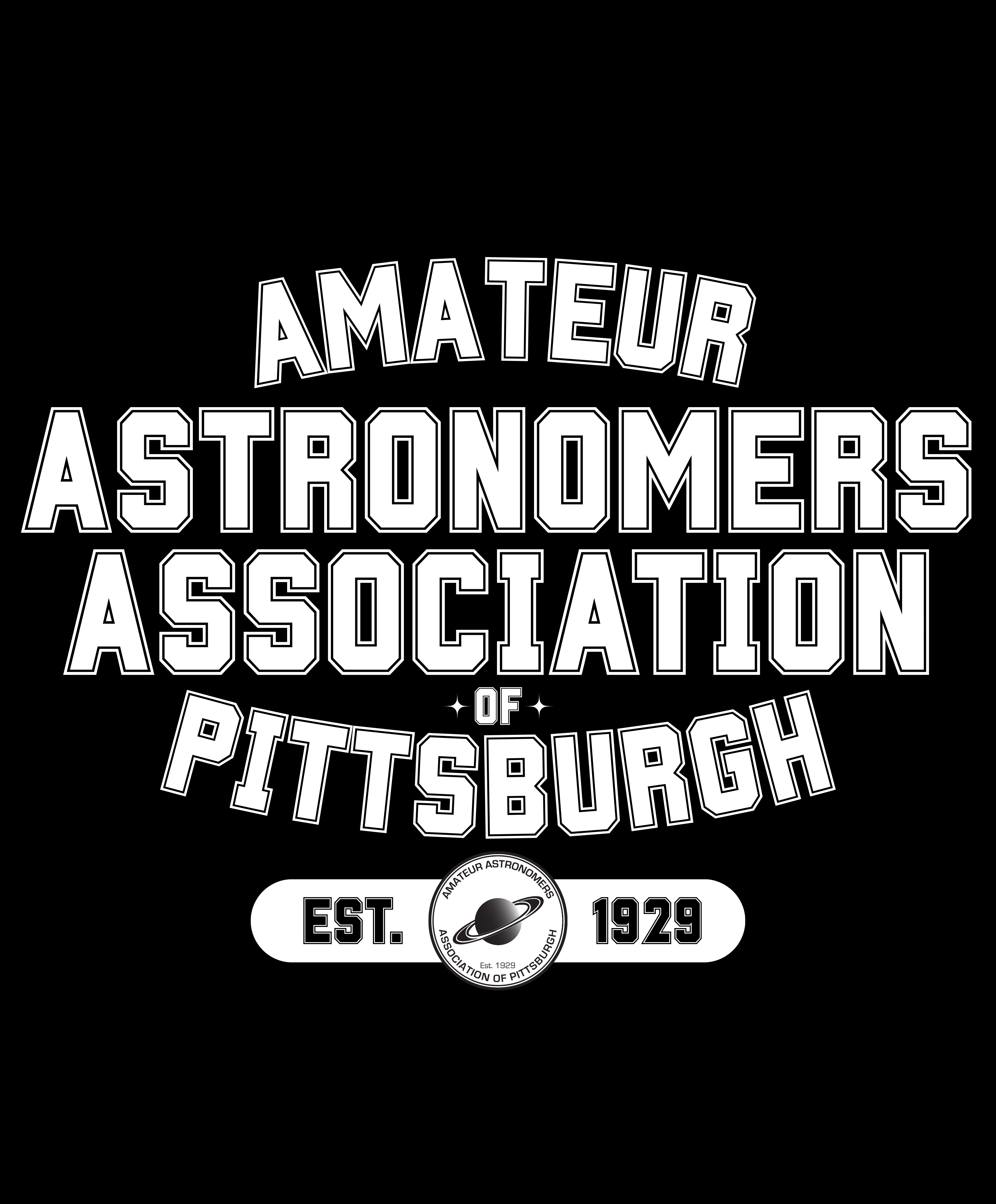 AAAP Collegiate Style Hooded Long Sleeve Tee (Black) product thumbnail image
